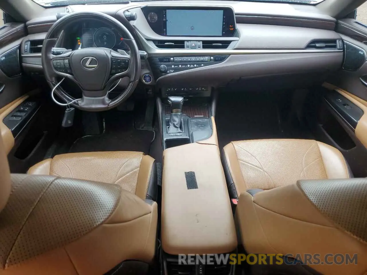 8 fotografías del automóvil dañado JTHB21B14K2010387 LEXUS ES300 2019