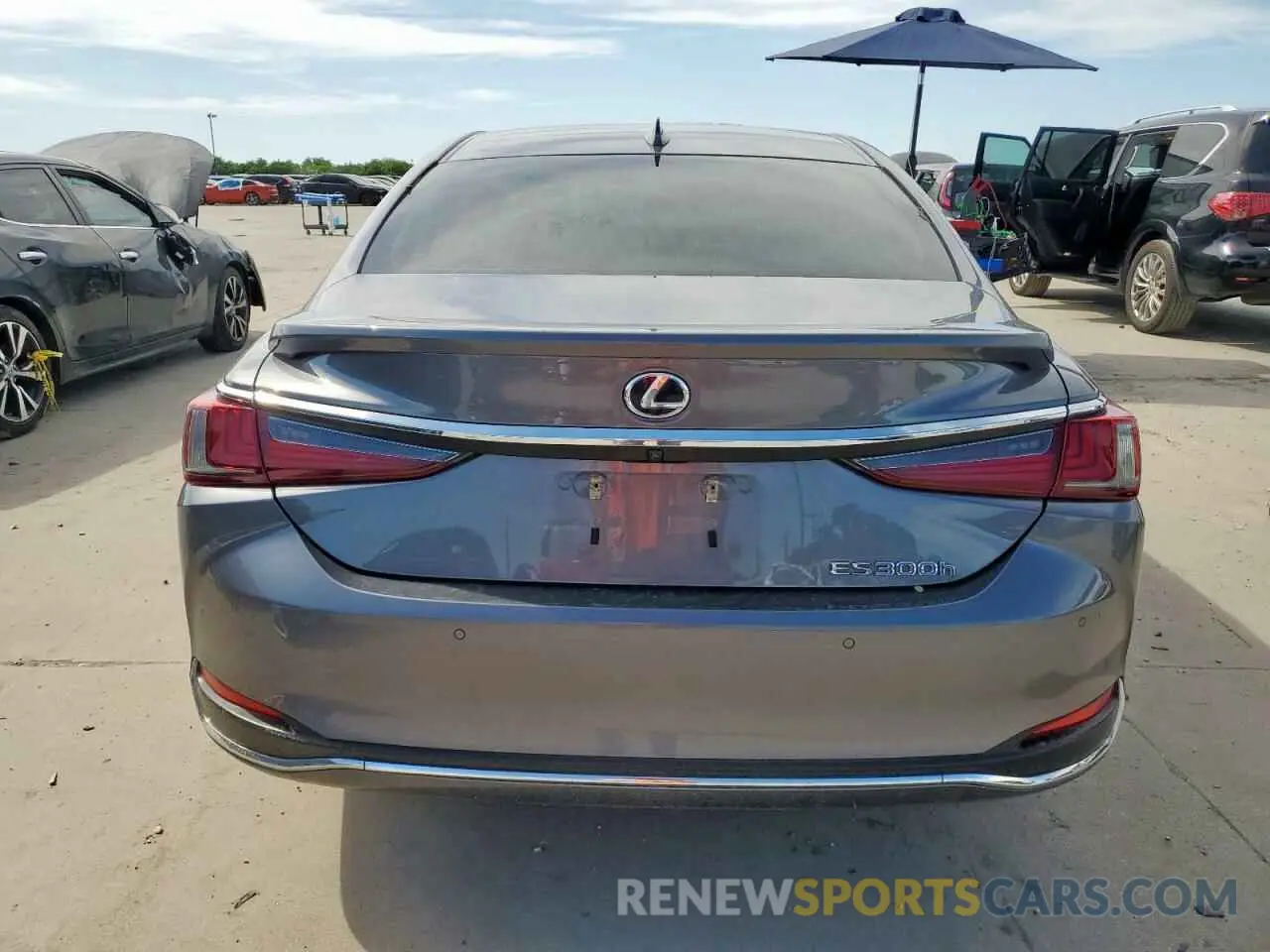 6 fotografías del automóvil dañado JTHB21B14K2034267 LEXUS ES300 2019