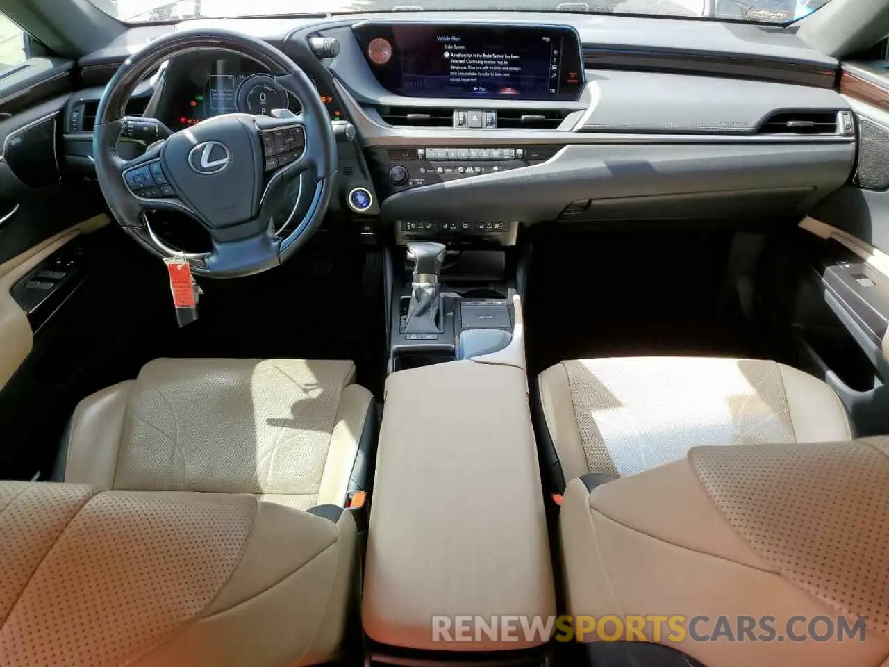 8 fotografías del automóvil dañado JTHB21B14K2034267 LEXUS ES300 2019