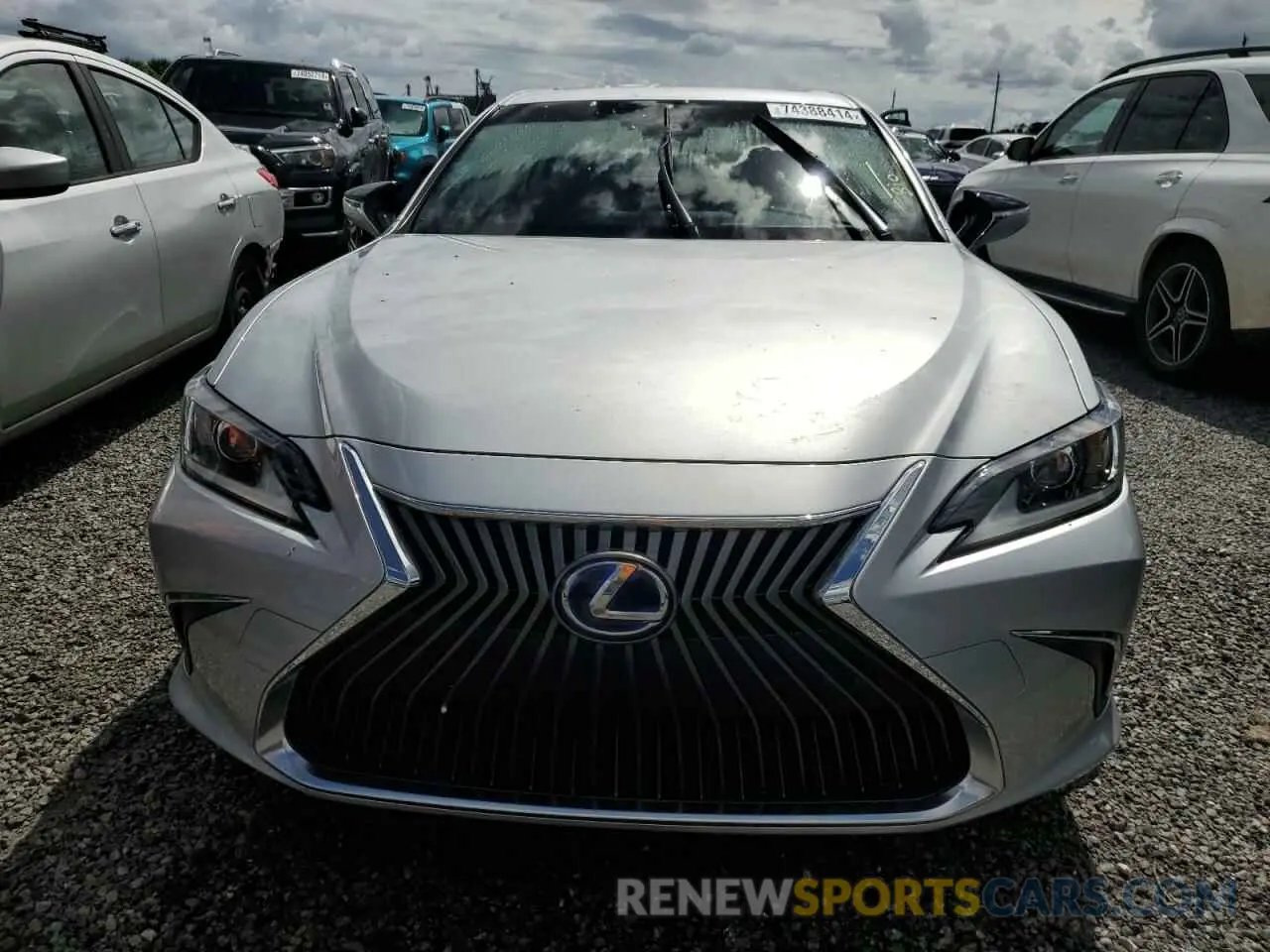 5 fotografías del automóvil dañado JTHB21B14K2045124 LEXUS ES300 2019