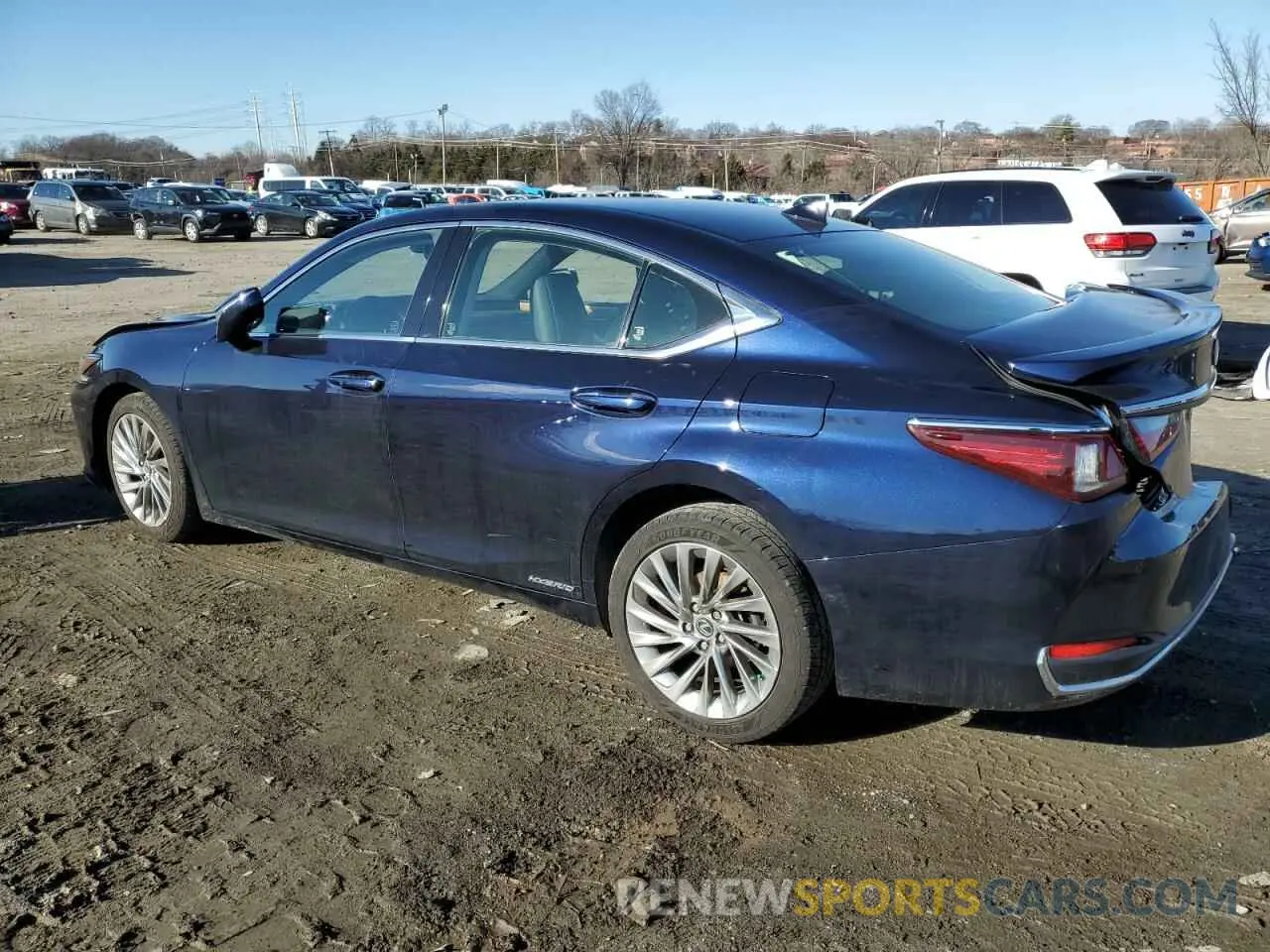 2 fotografías del automóvil dañado JTHB21B1XK2013634 LEXUS ES300 2019