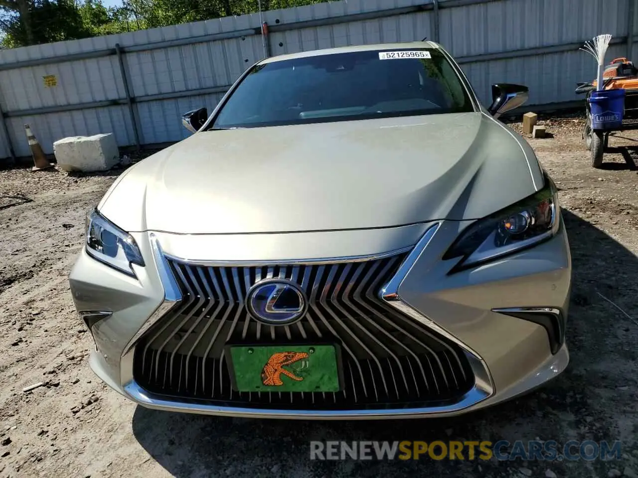 5 fotografías del automóvil dañado 58AD21B11LU004874 LEXUS ES300 2020