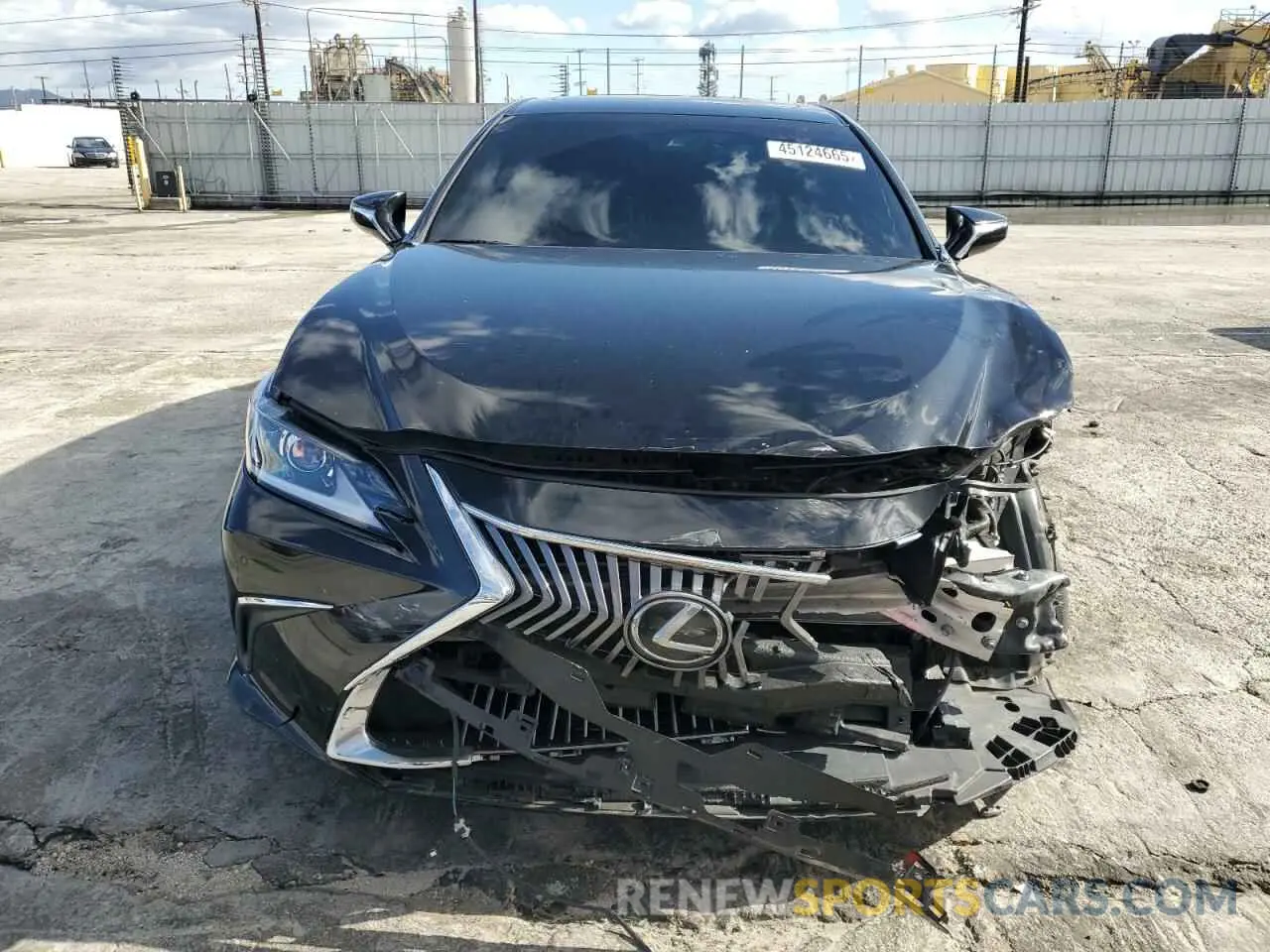 5 fotografías del automóvil dañado 58AD21B15LU005512 LEXUS ES300 2020