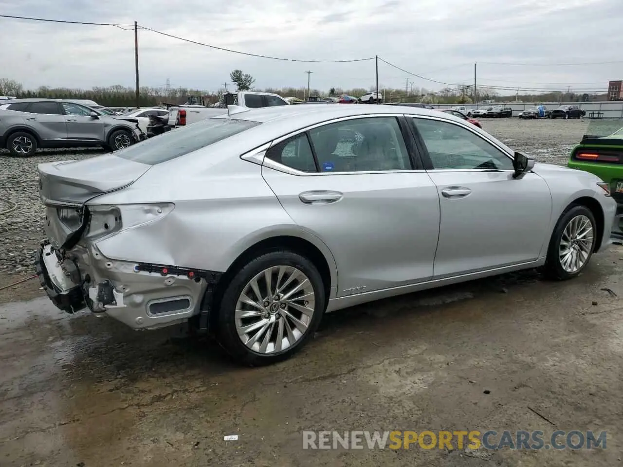 3 fotografías del automóvil dañado 58AE21B12LU007156 LEXUS ES300 2020