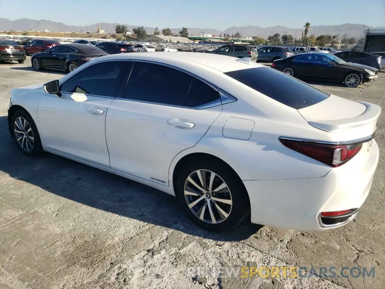 2 fotografías del automóvil dañado 58ACA1C18MU005048 LEXUS ES300 2021
