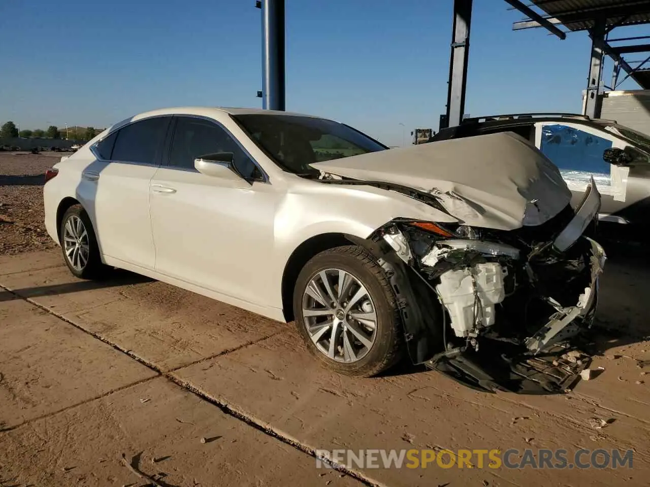4 fotografías del automóvil dañado 58ACA1C1XMU007237 LEXUS ES300 2021