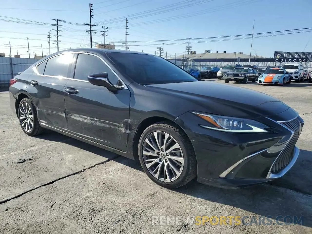 4 fotografías del automóvil dañado 58ADA1C11MU010502 LEXUS ES300 2021