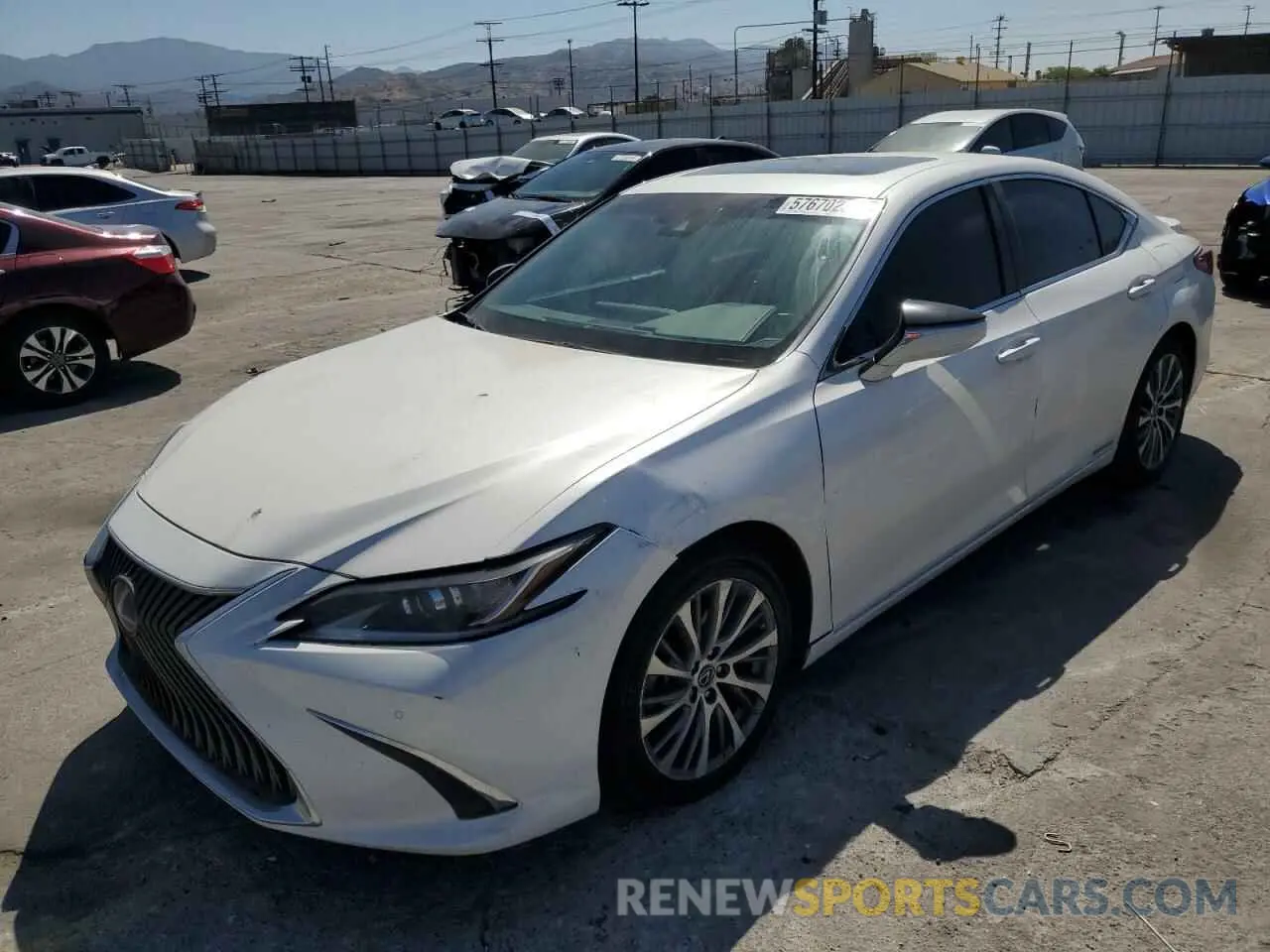 1 fotografías del automóvil dañado 58ADA1C15MU003150 LEXUS ES300 2021