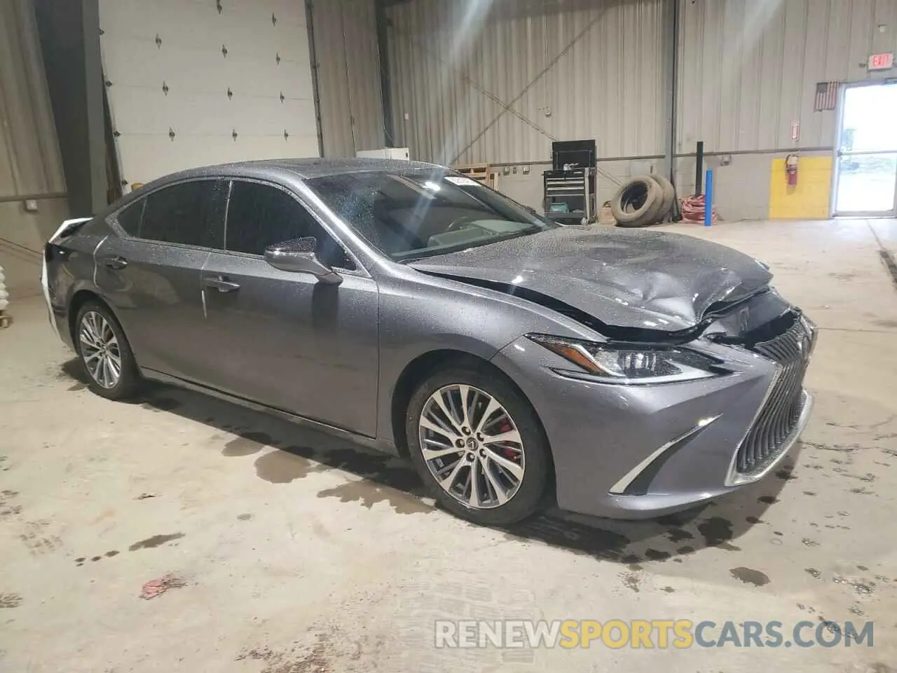 4 fotografías del automóvil dañado 58ADA1C18MU002283 LEXUS ES300 2021