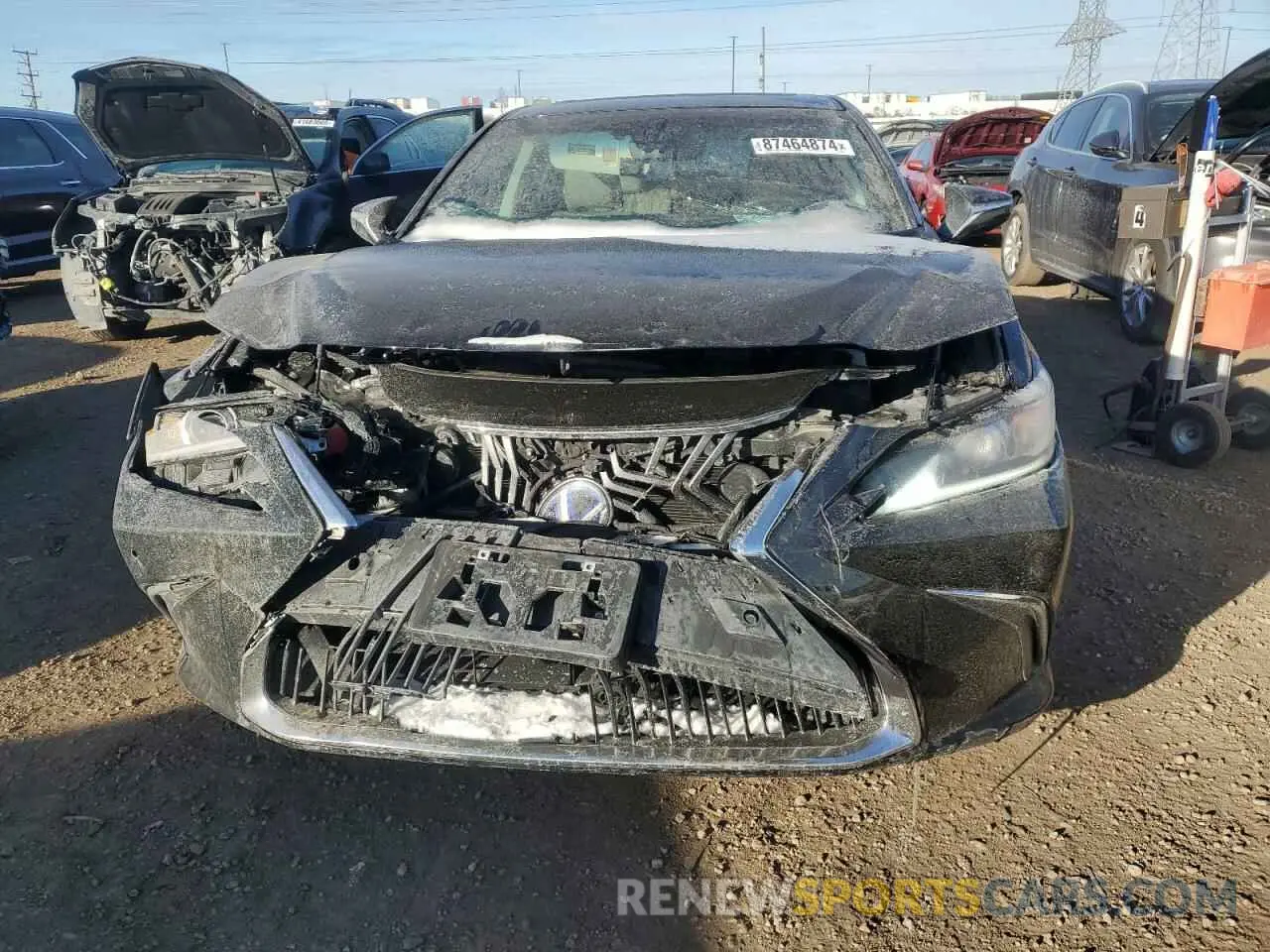 5 fotografías del automóvil dañado 58ADA1C18MU013087 LEXUS ES300 2021