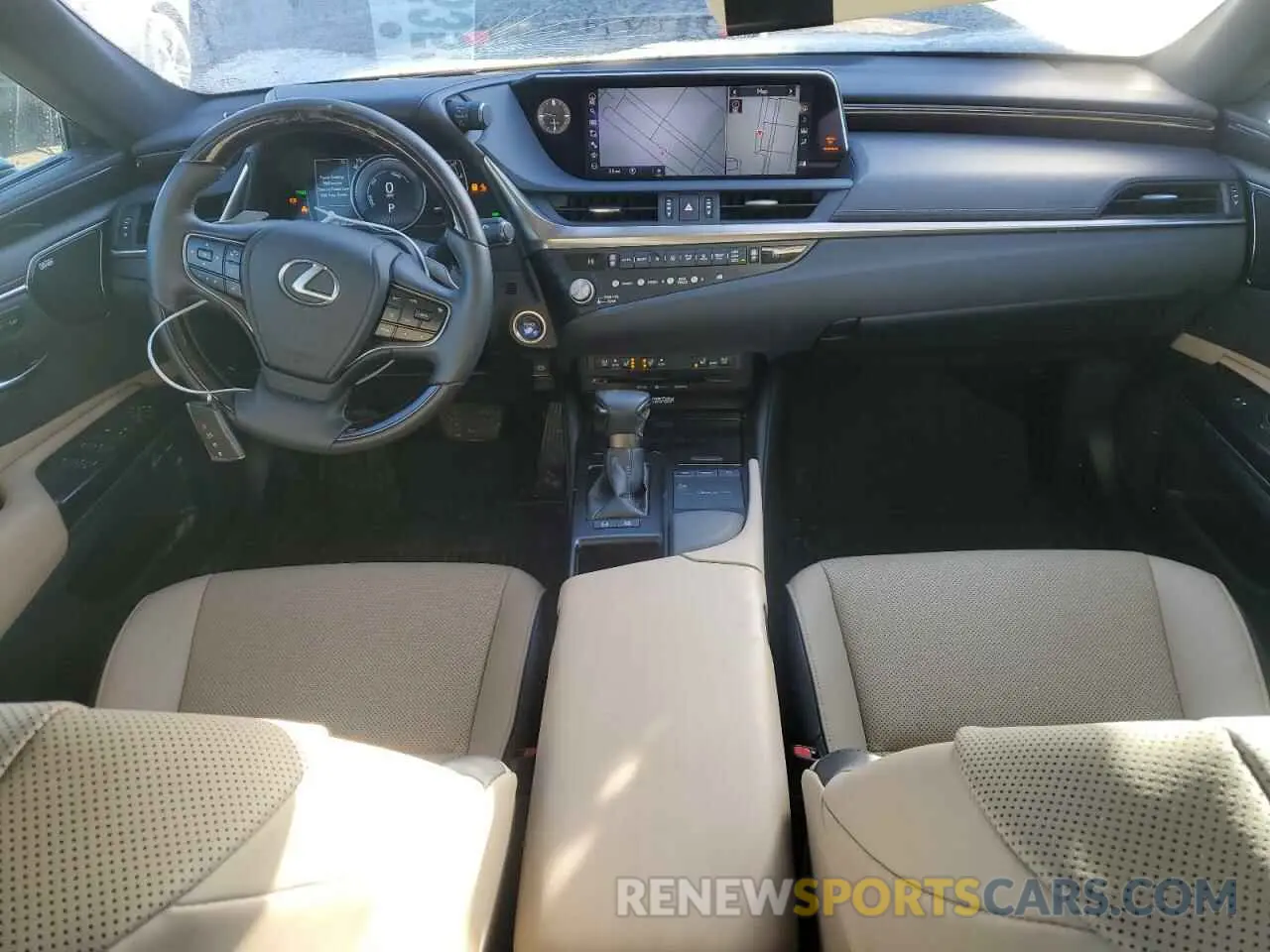 8 fotografías del automóvil dañado 58ADA1C18MU013087 LEXUS ES300 2021