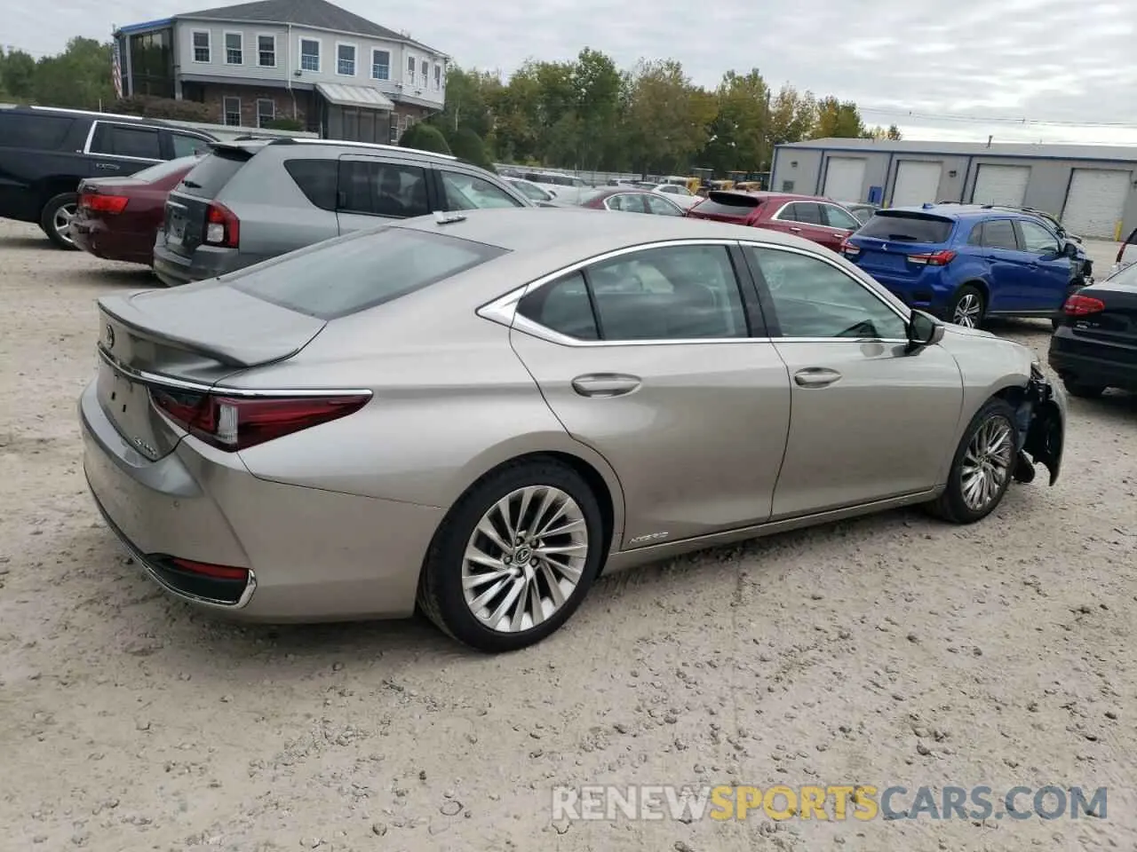 3 fotografías del automóvil dañado 58AEA1C10MU006039 LEXUS ES300 2021