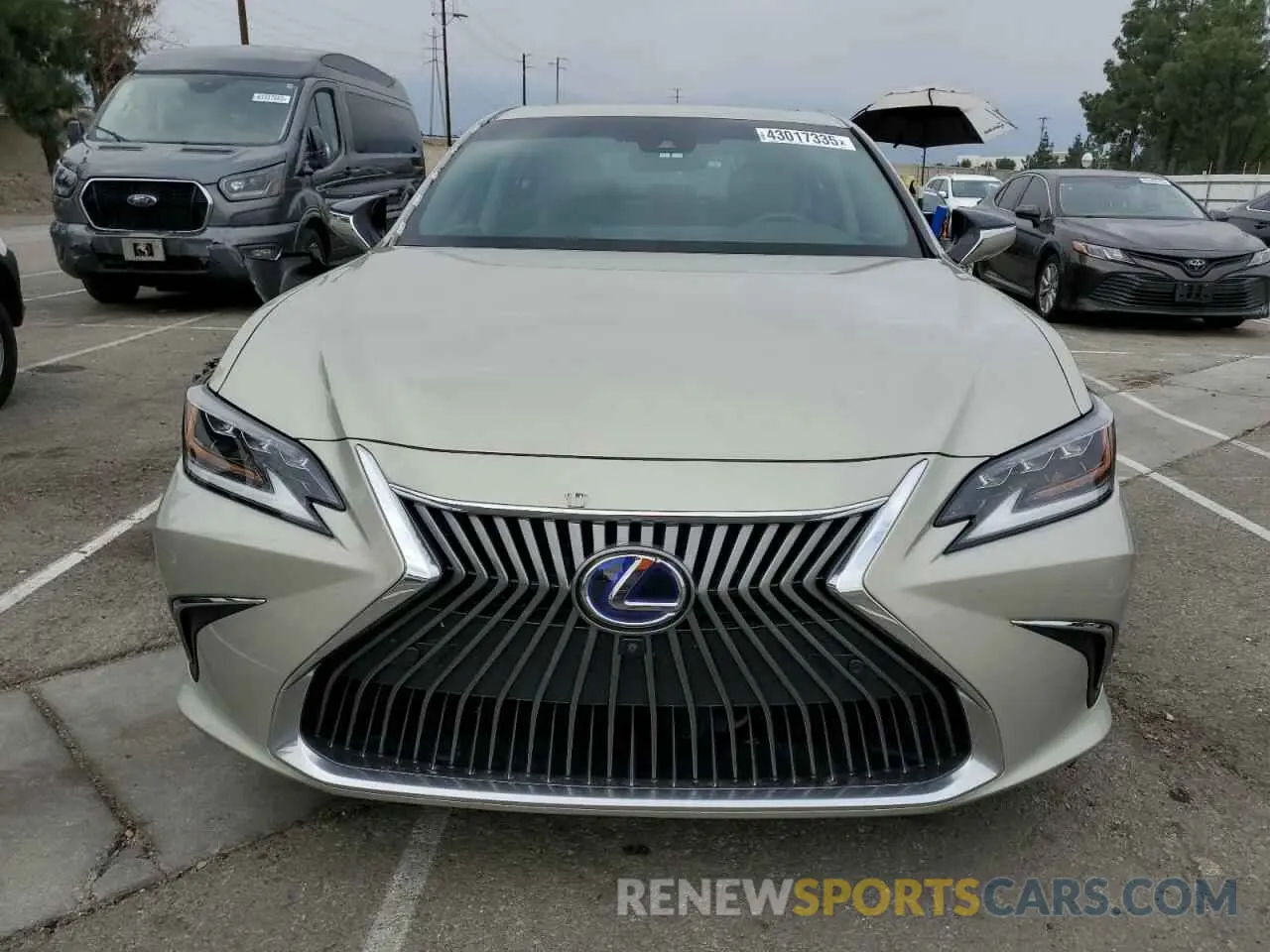 5 fotografías del automóvil dañado 58AEA1C12MU005765 LEXUS ES300 2021