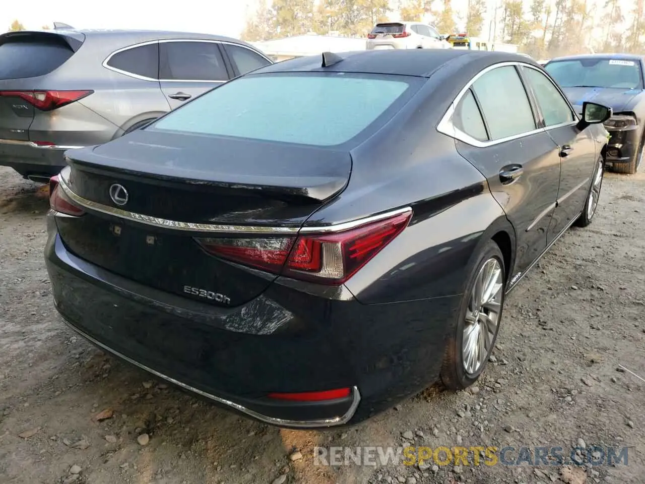 4 fotografías del automóvil dañado 58AEA1C19MU011093 LEXUS ES300 2021