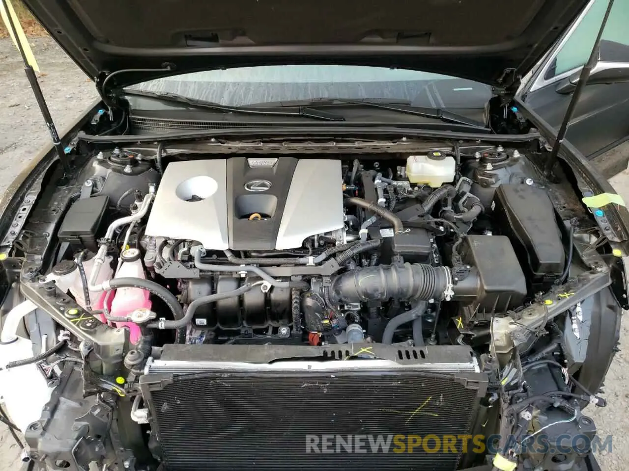 7 fotografías del automóvil dañado 58AEA1C19MU011093 LEXUS ES300 2021