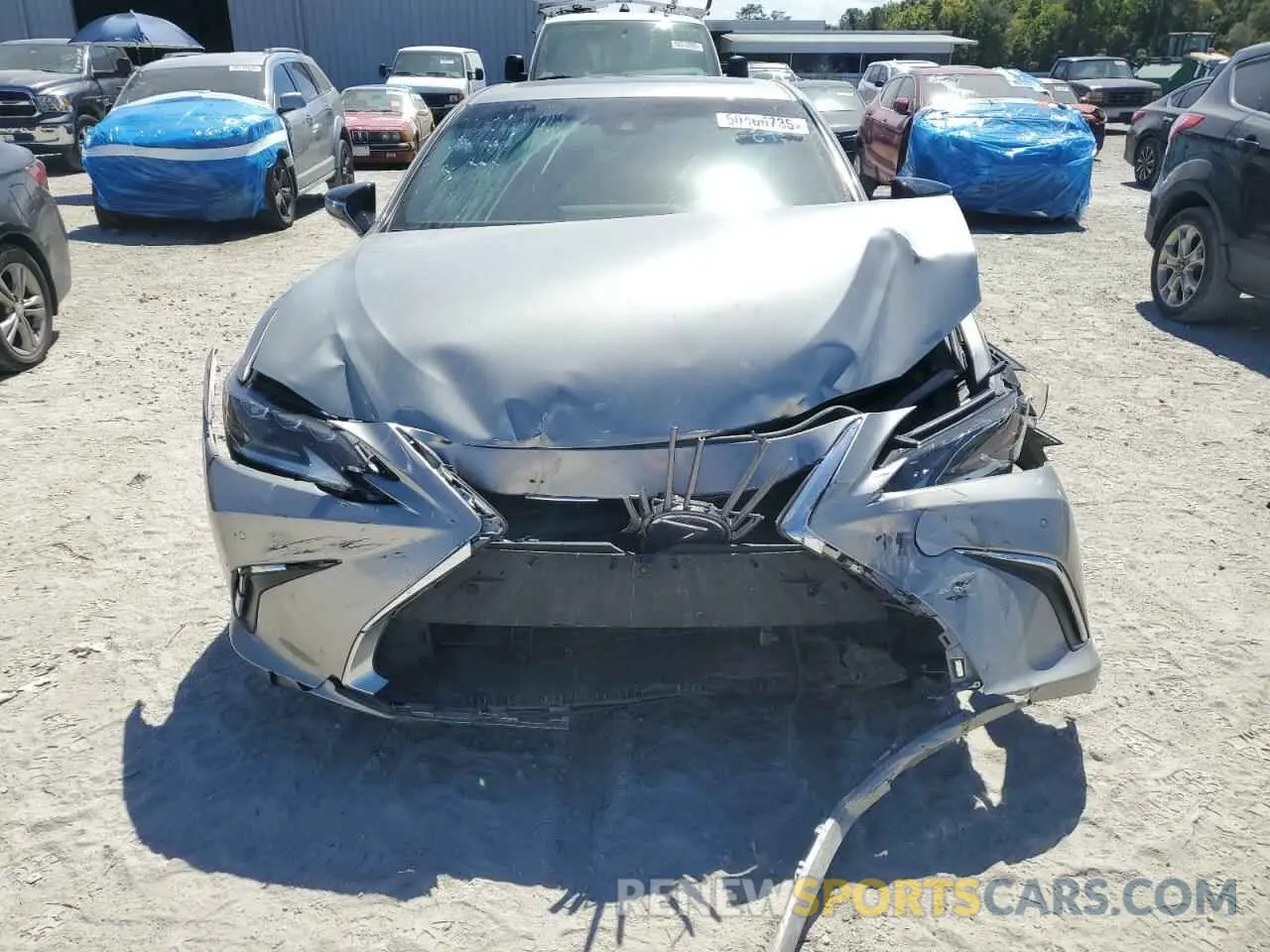 5 fotografías del automóvil dañado 58AFA1C15MU003299 LEXUS ES300 2021