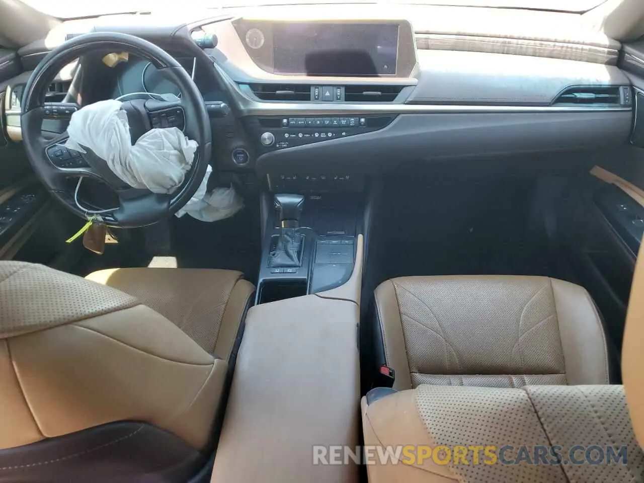 8 fotografías del automóvil dañado 58AFA1C15MU003299 LEXUS ES300 2021