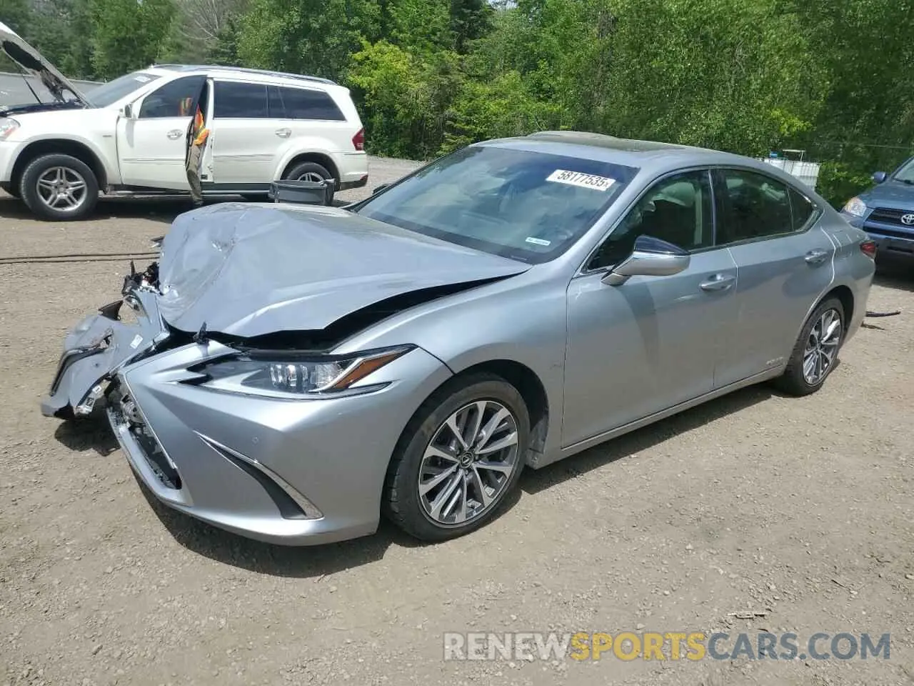 1 fotografías del automóvil dañado 58AB21B15NU013524 LEXUS ES300 2022