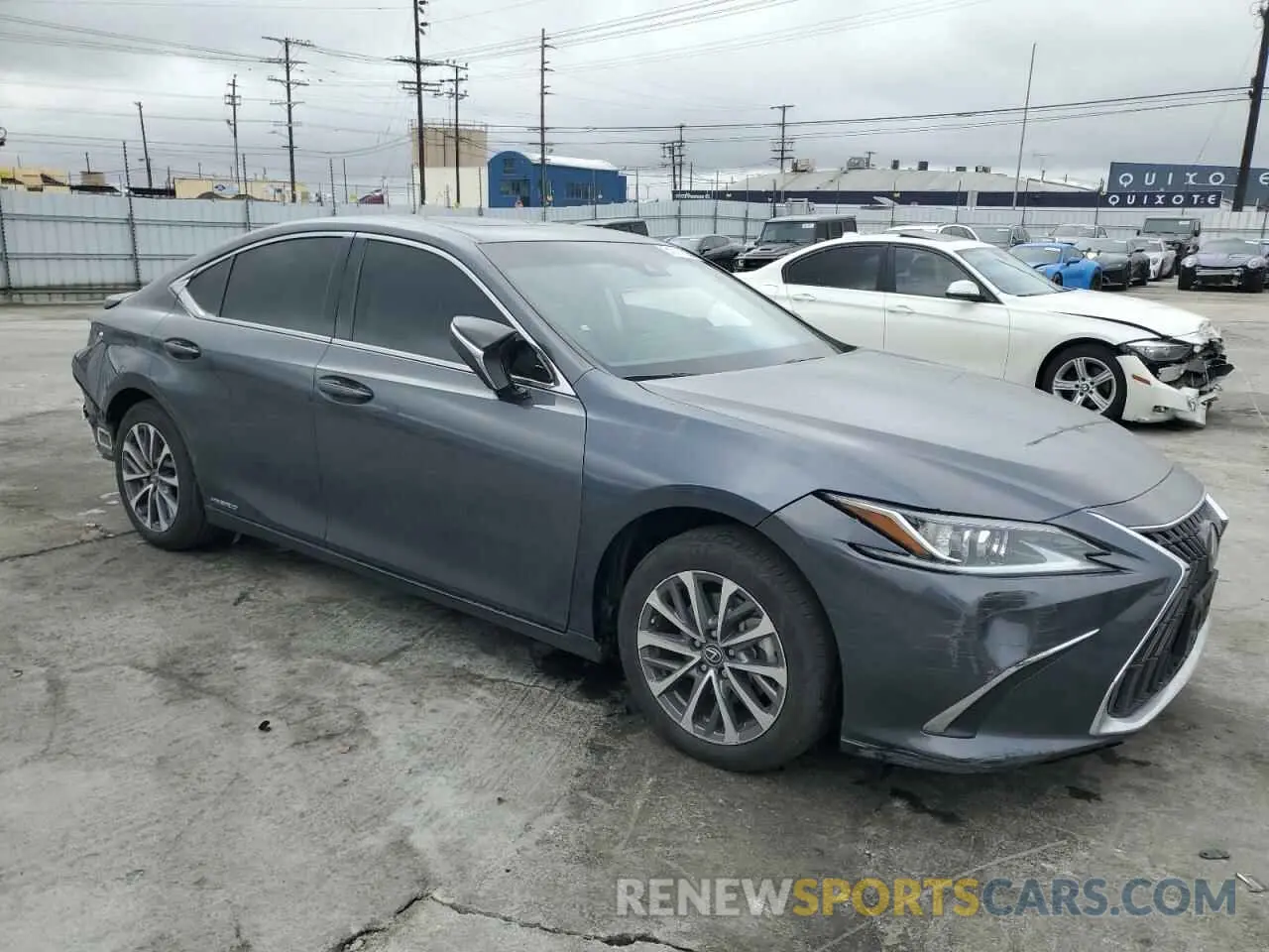 4 fotografías del automóvil dañado 58ACA1C18NU013913 LEXUS ES300 2022
