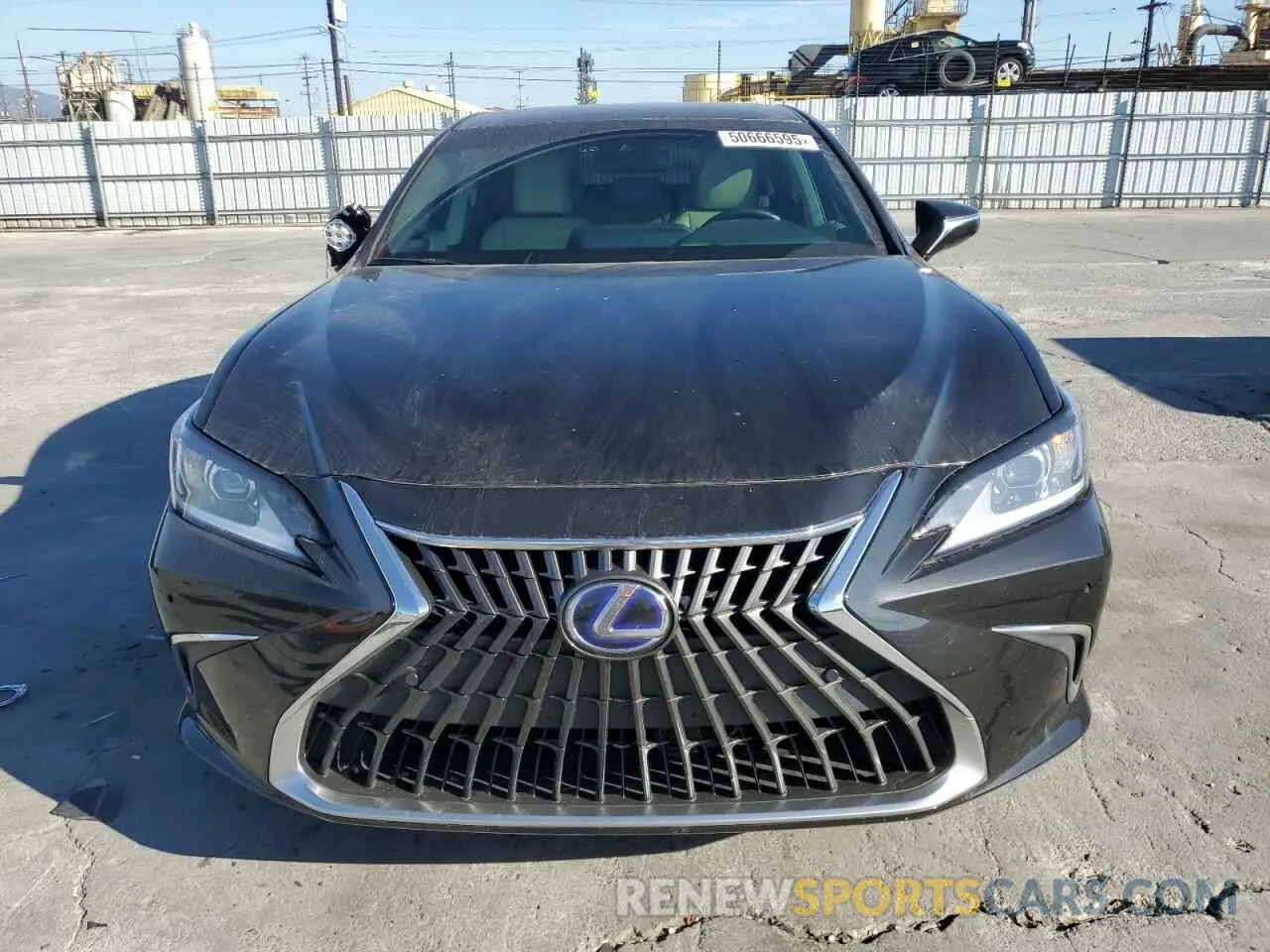 5 fotografías del automóvil dañado 58ADA1C15NU018572 LEXUS ES300 2022