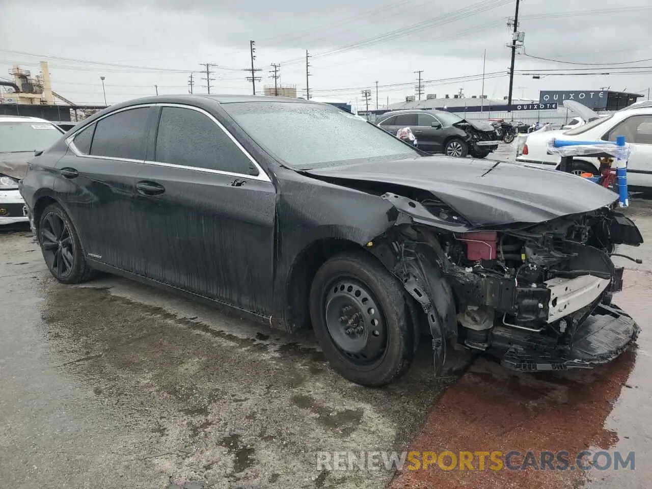 4 fotografías del automóvil dañado 58ADA1C19NU021166 LEXUS ES300 2022