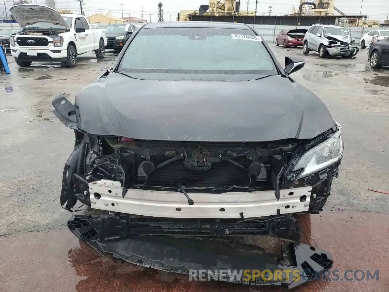 5 fotografías del automóvil dañado 58ADA1C19NU021166 LEXUS ES300 2022