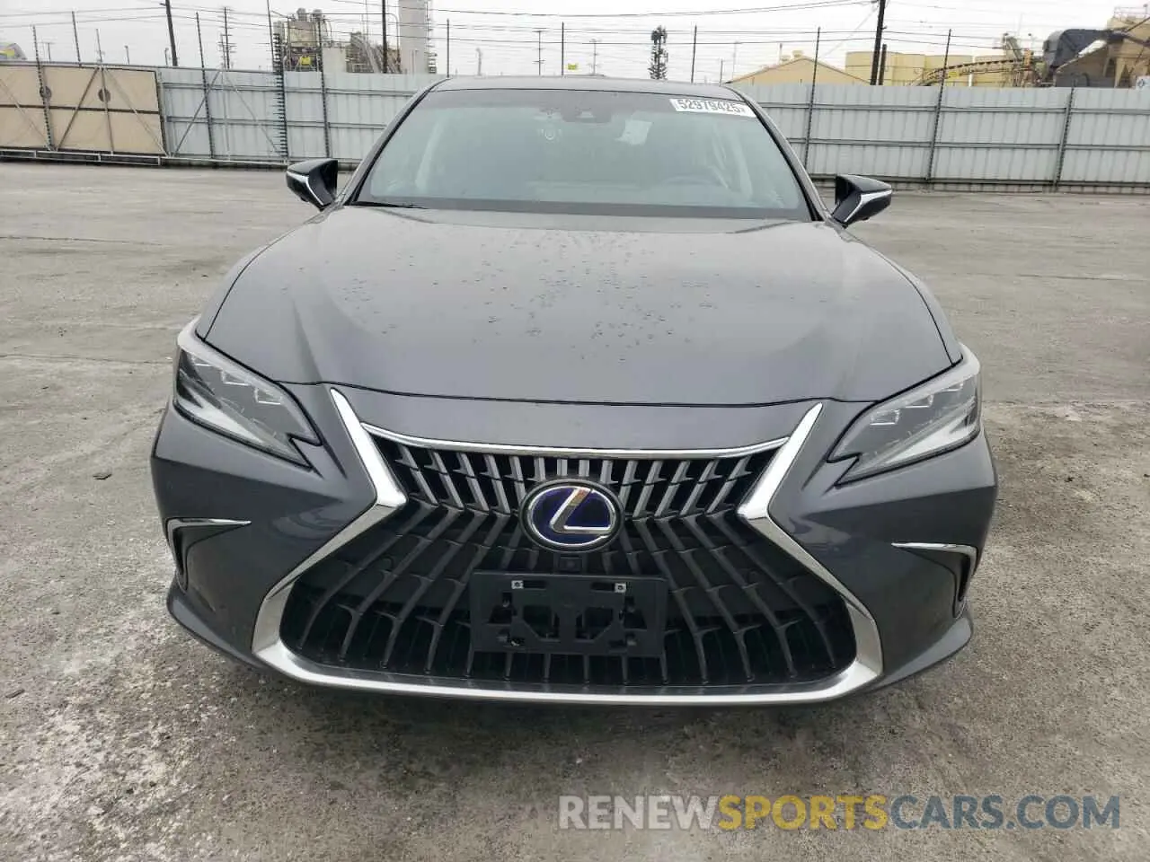 5 fotografías del automóvil dañado 58AEA1C15NU018933 LEXUS ES300 2022