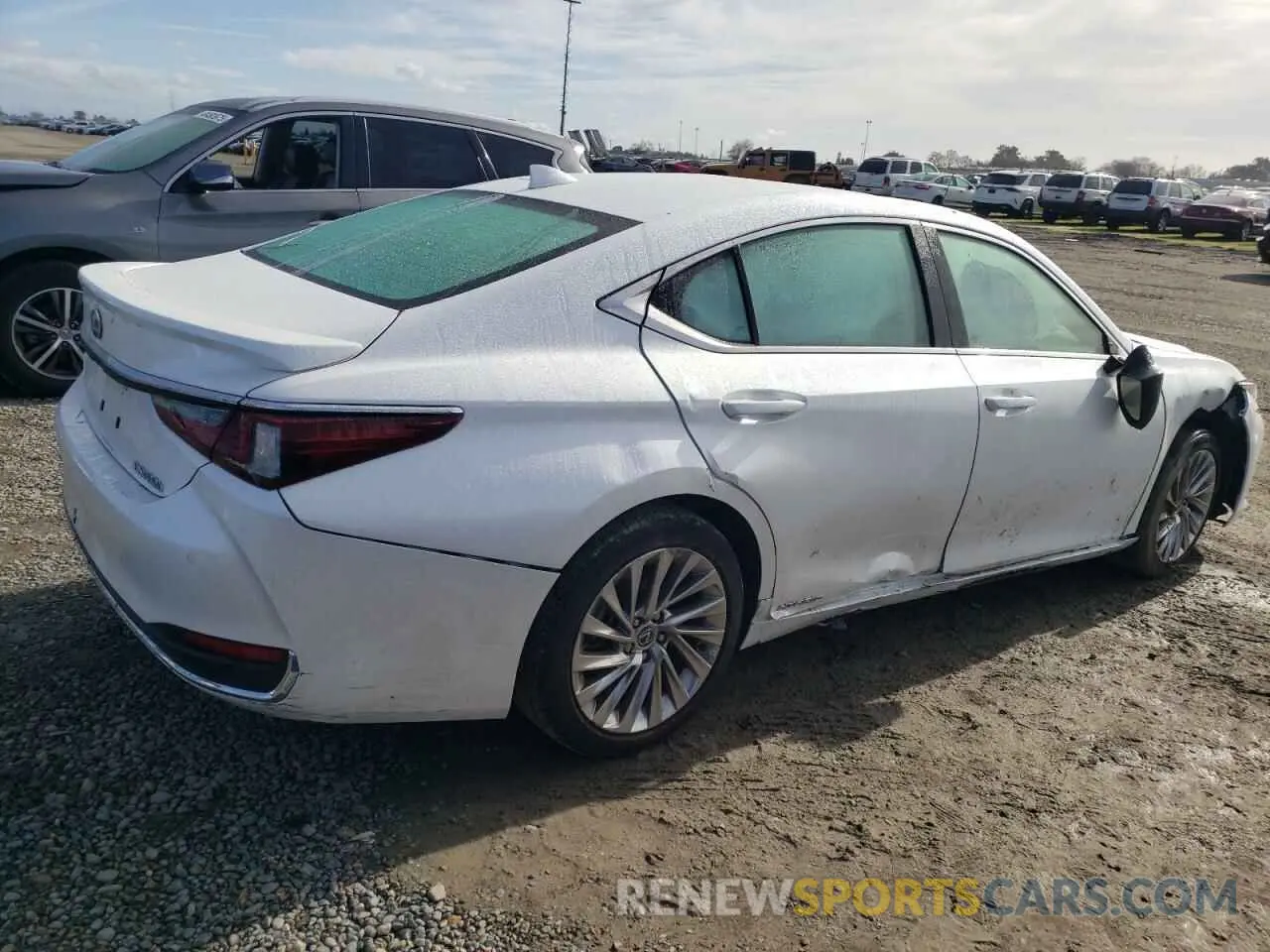 3 fotografías del automóvil dañado 58AEA1C17NU022837 LEXUS ES300 2022