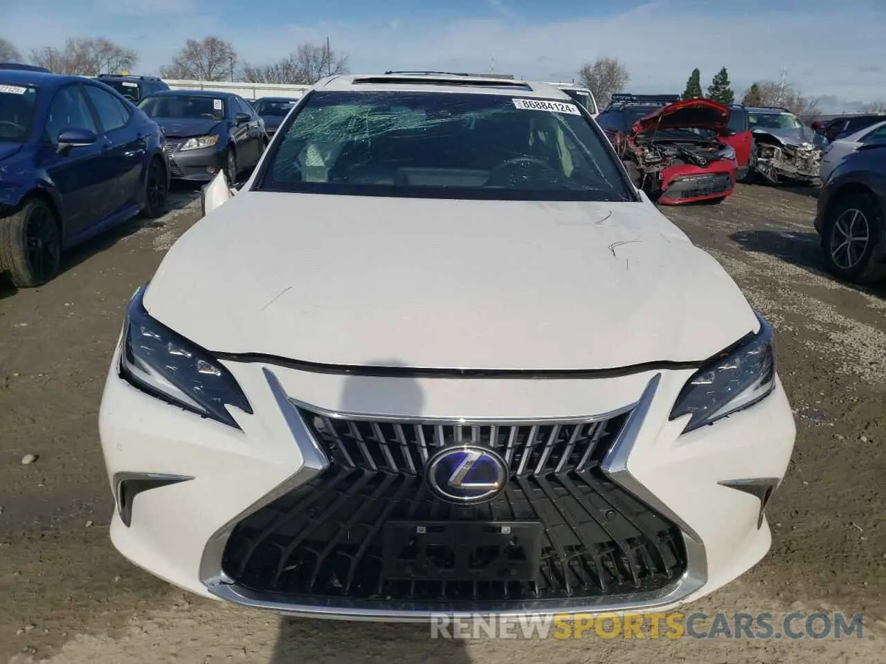 5 fotografías del automóvil dañado 58AEA1C17NU022837 LEXUS ES300 2022