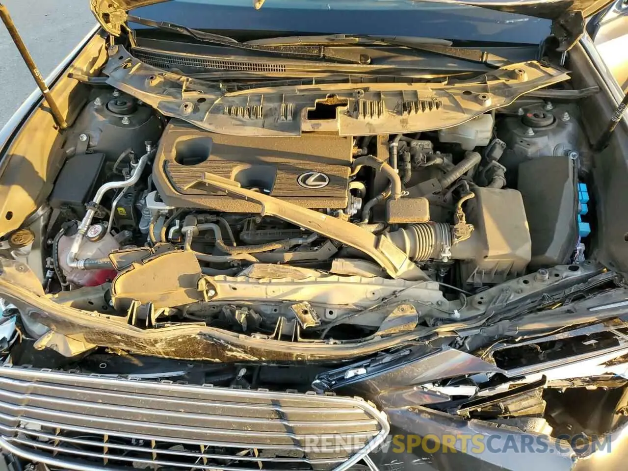 11 fotografías del automóvil dañado 58AEA1C19NU025089 LEXUS ES300 2022