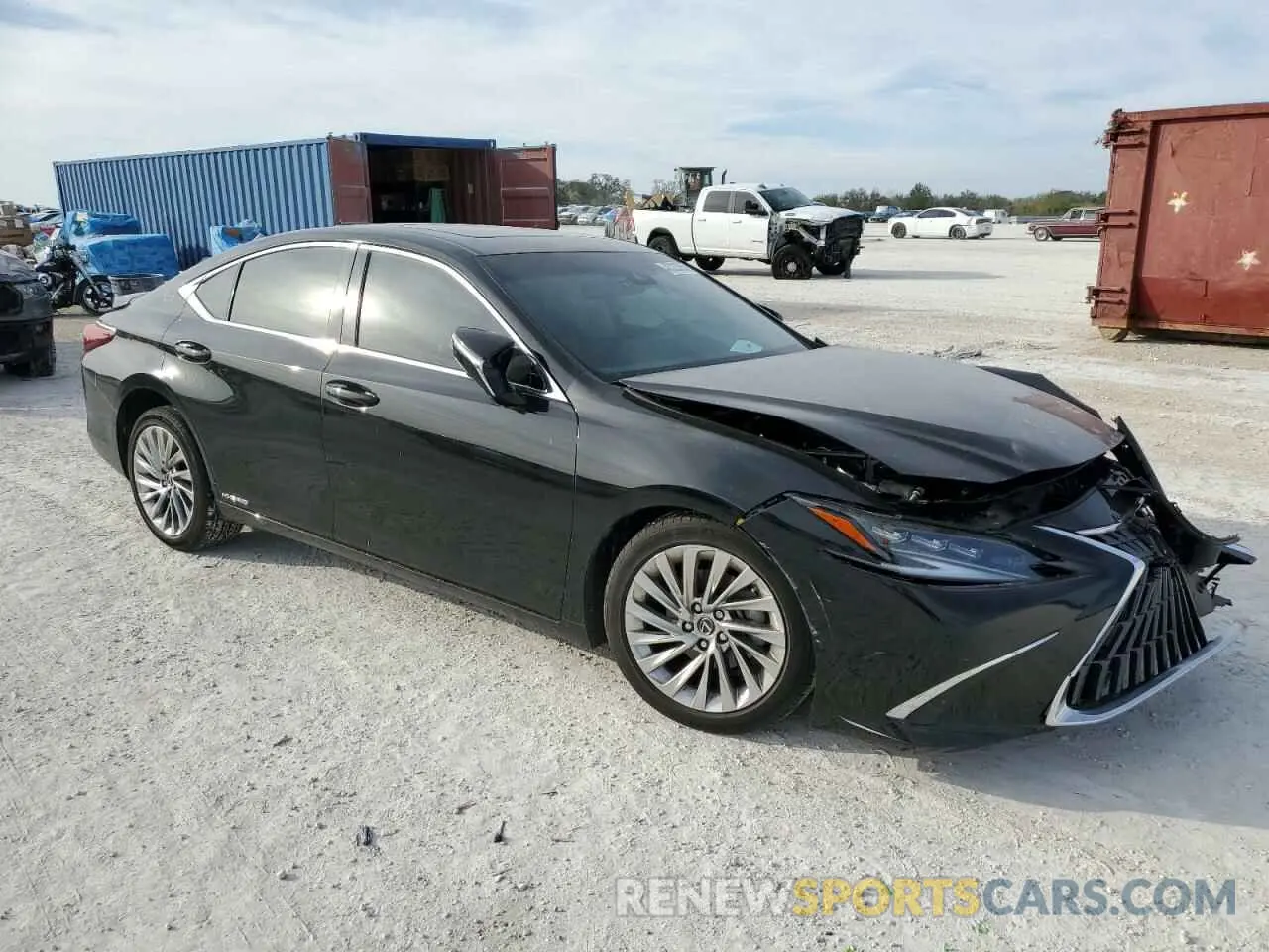 4 fotografías del automóvil dañado 58AFA1C15NU022050 LEXUS ES300 2022