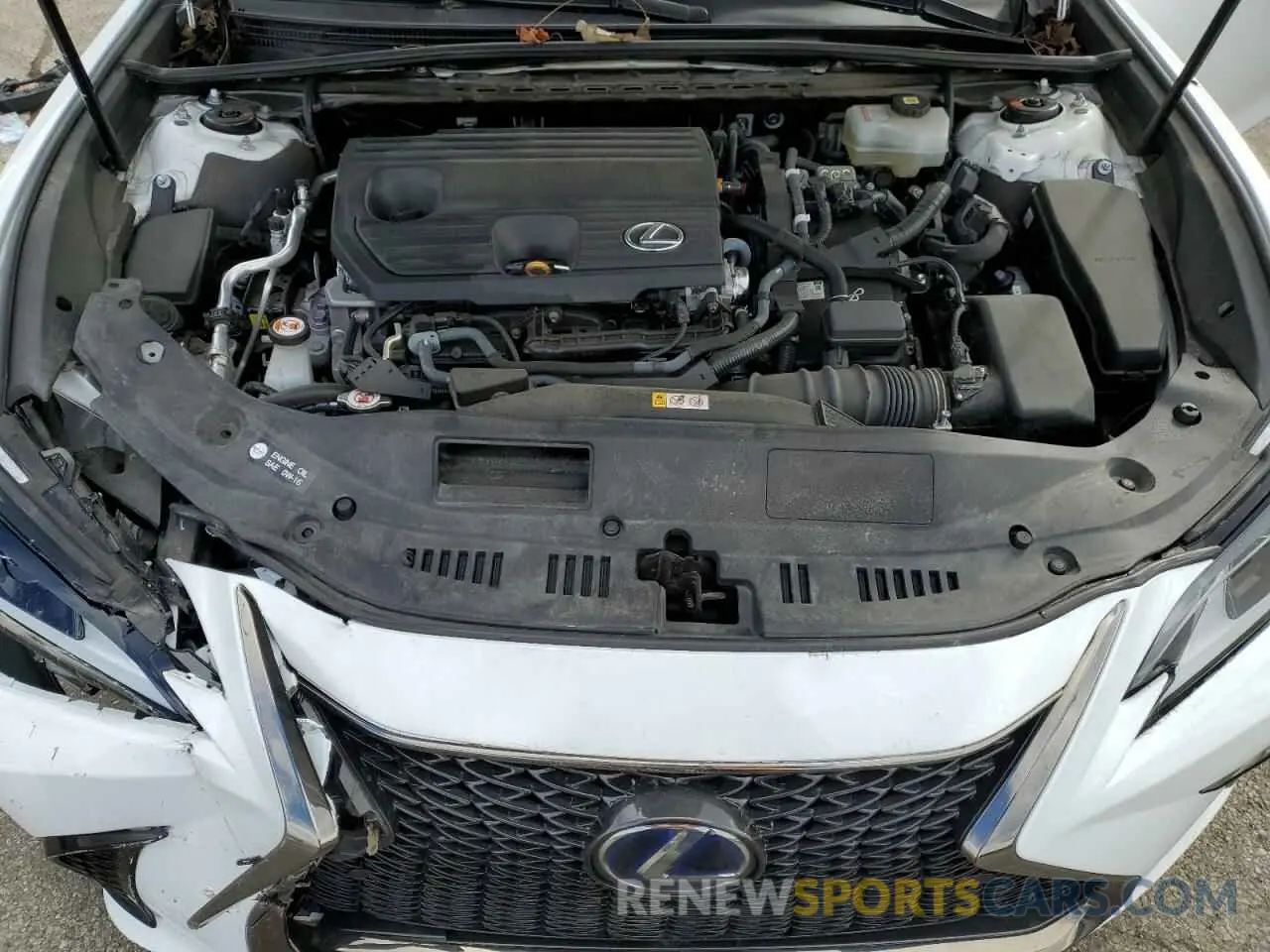 11 fotografías del automóvil dañado 58AGA1C18NU022676 LEXUS ES300 2022