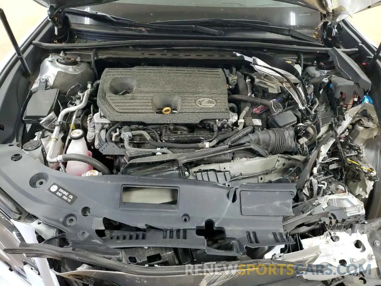 12 fotografías del automóvil dañado 58AGA1C1XNU014899 LEXUS ES300 2022