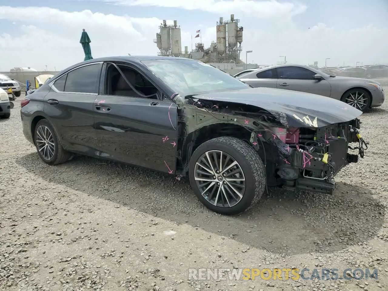4 fotografías del automóvil dañado 58ADA1C11PU029412 LEXUS ES300 2023