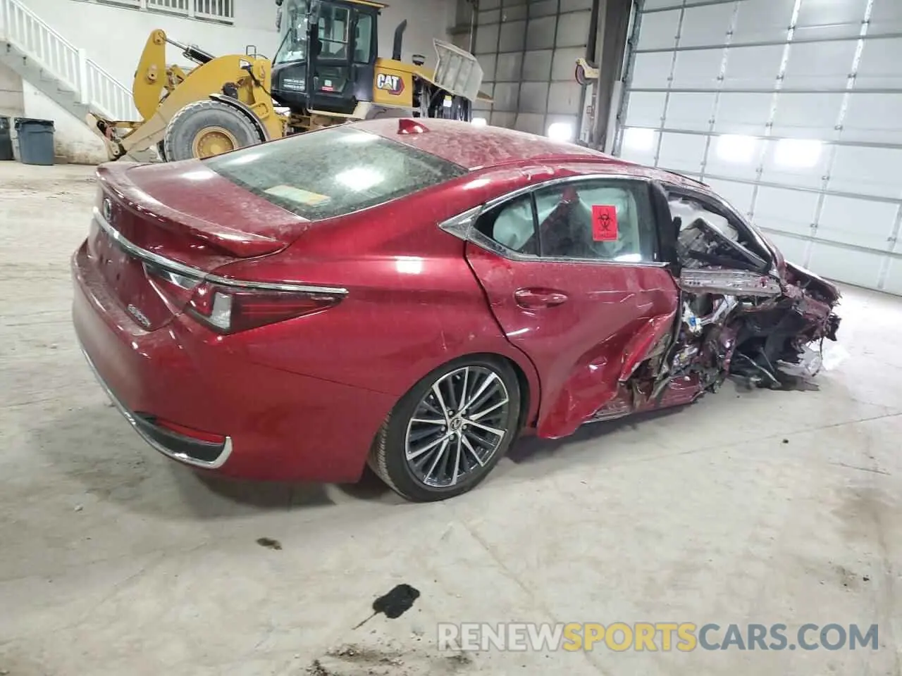 3 fotografías del automóvil dañado 58ADA1C15RU039931 LEXUS ES300 2024