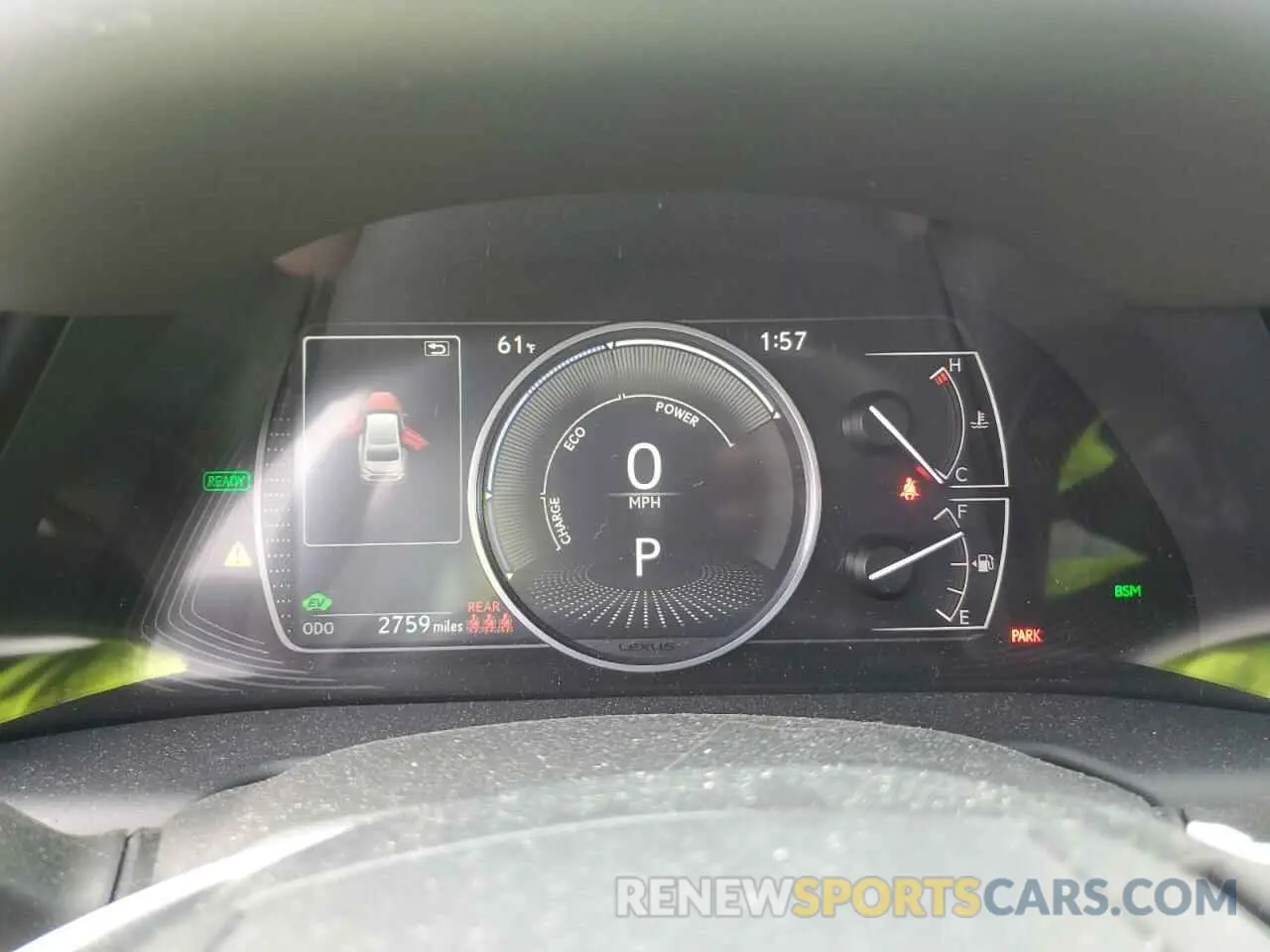 9 fotografías del automóvil dañado 58AEA1C13SU055975 LEXUS ES300 2024