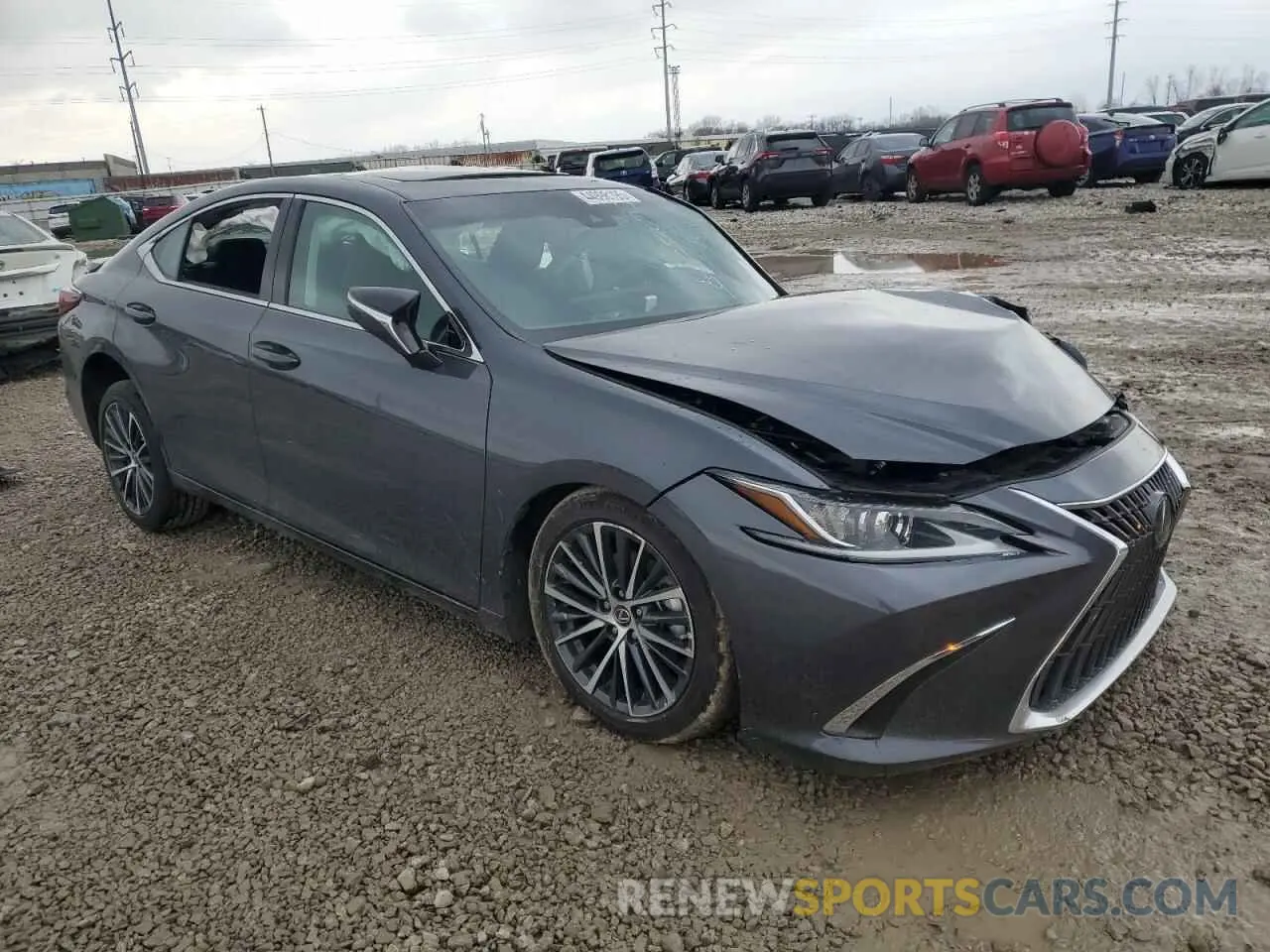 4 fotografías del automóvil dañado 58ADA1C17SU054484 LEXUS ES300 2025