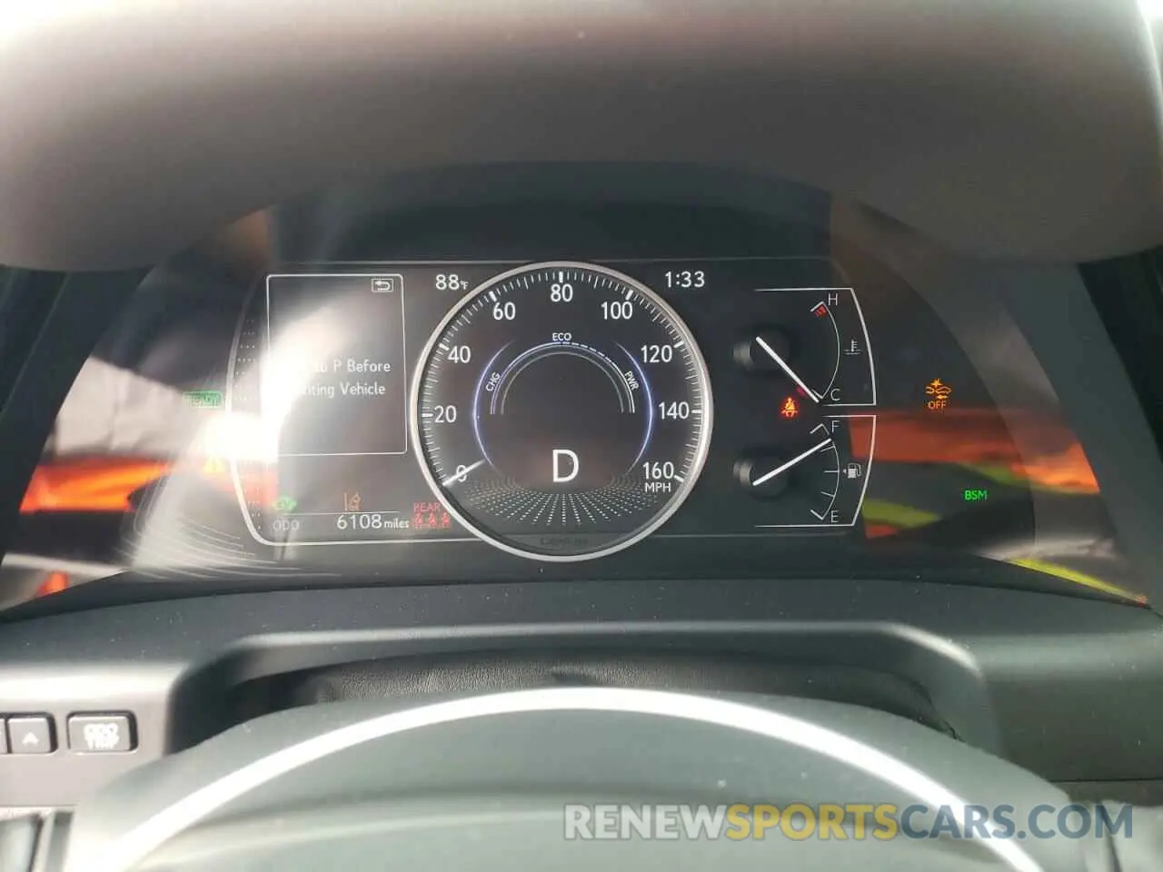 9 fotografías del automóvil dañado 58ADA1C18SU059371 LEXUS ES300 2025