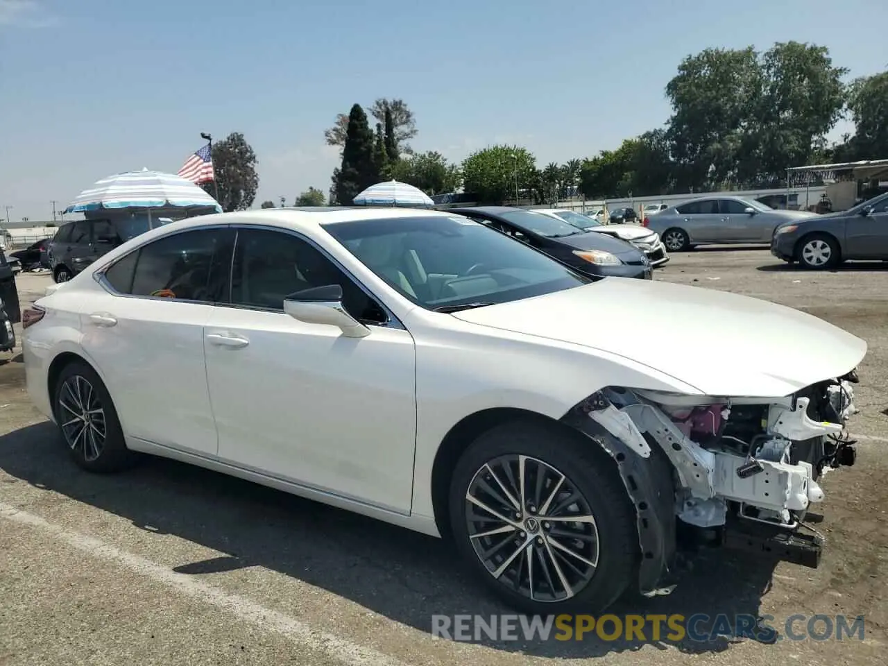 4 fotografías del automóvil dañado 58ADA1C18SU060066 LEXUS ES300 2025