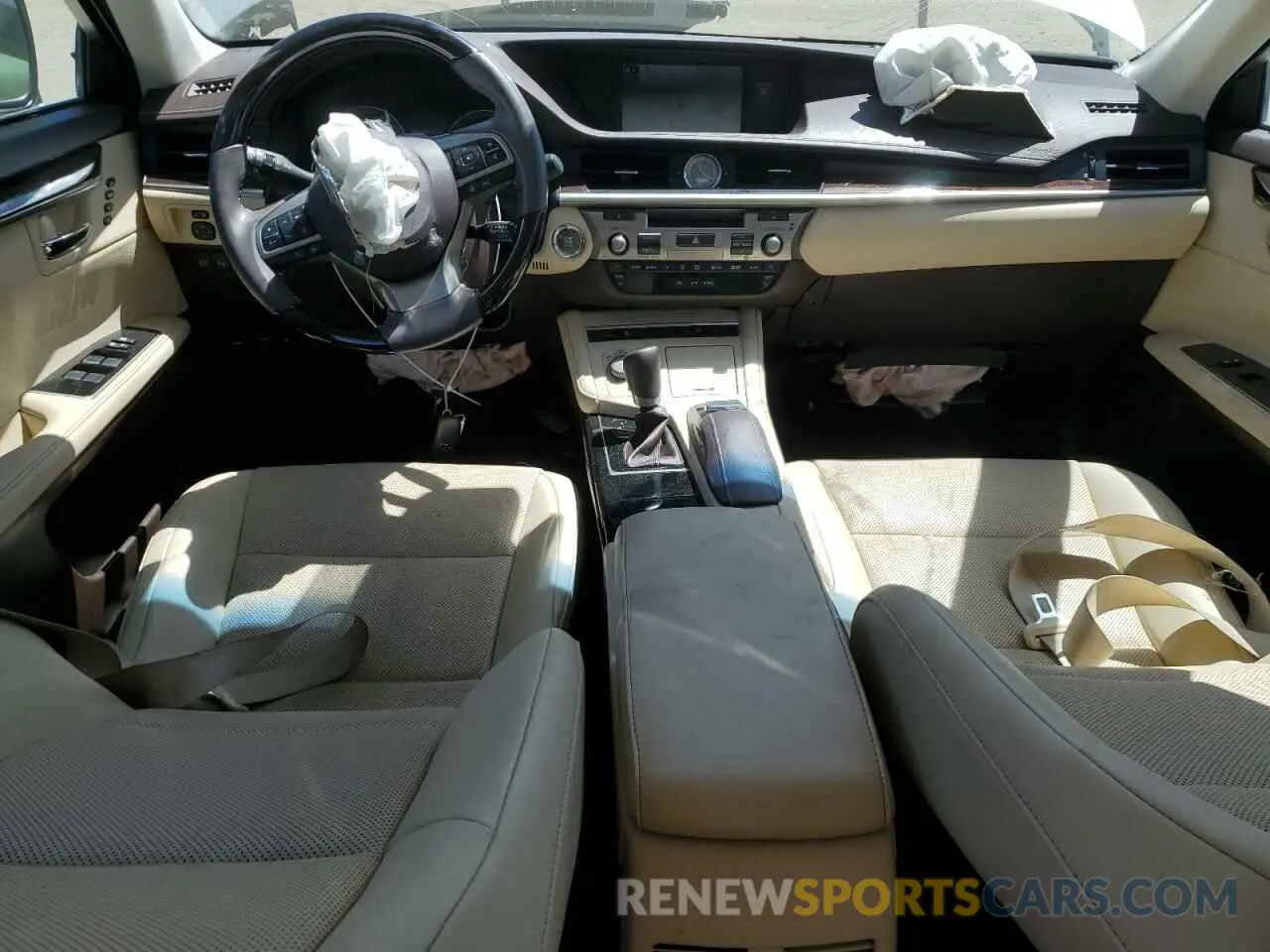 8 fotografías del automóvil dañado 58ABK1GG1JU111375 LEXUS ES350 2018