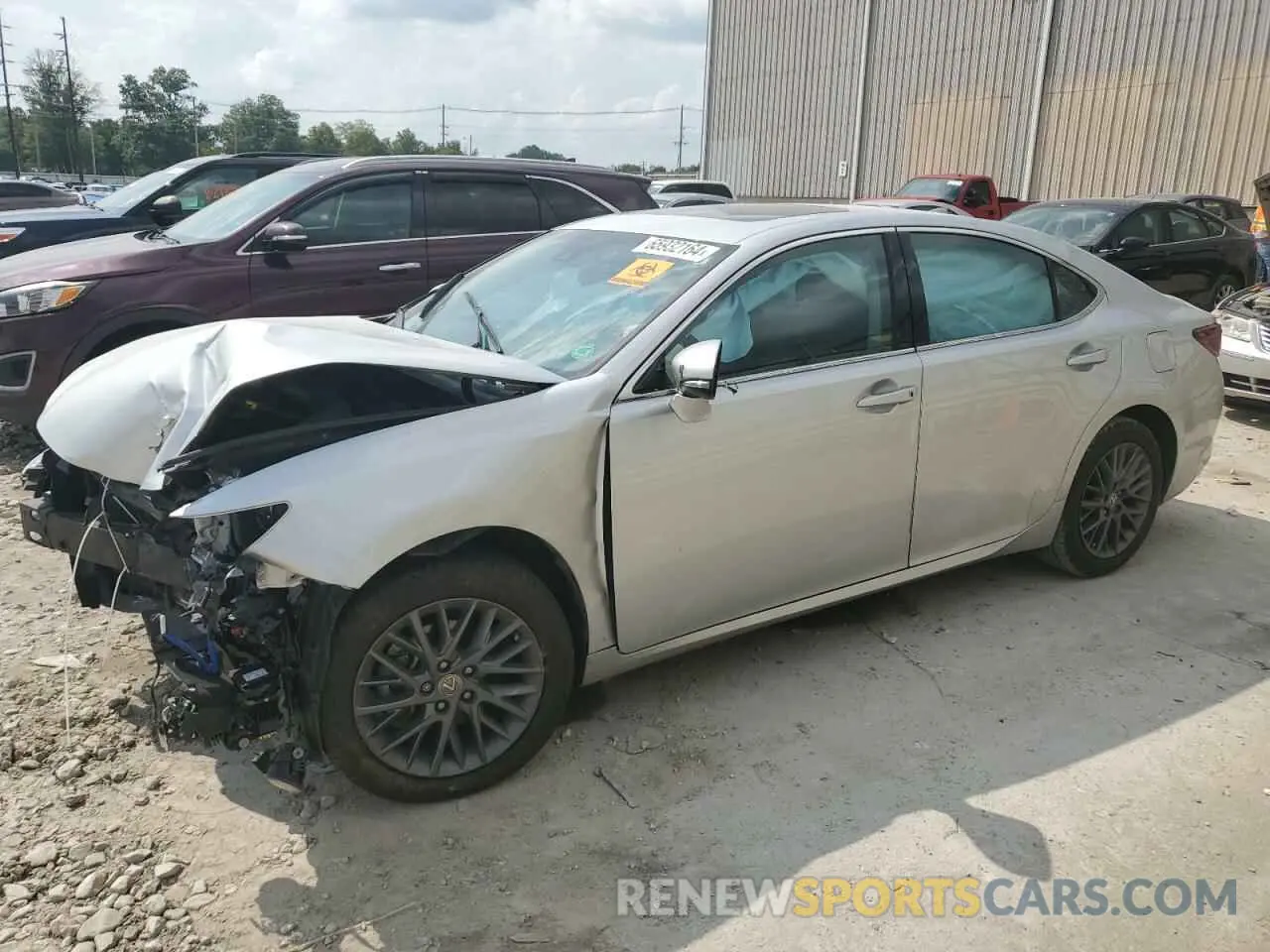 1 fotografías del automóvil dañado 58ABK1GG6JU108181 LEXUS ES350 2018