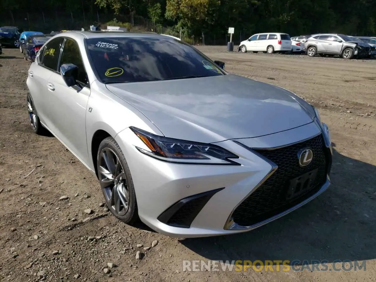 1 fotografías del automóvil dañado 58ABZ1B10KU034353 LEXUS ES350 2019