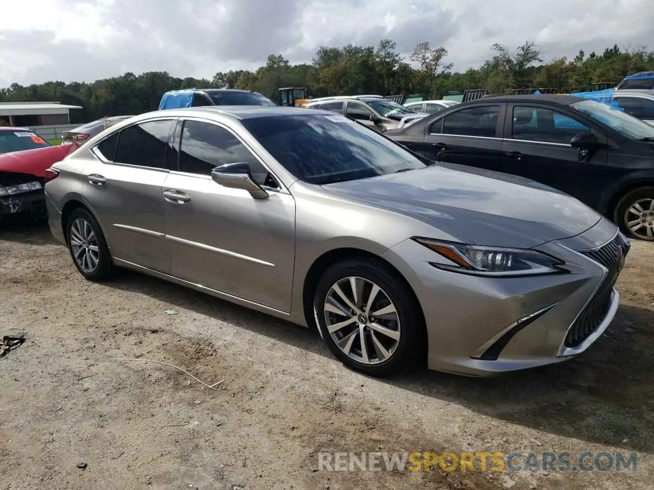 4 fotografías del automóvil dañado 58ABZ1B10KU045479 LEXUS ES350 2019