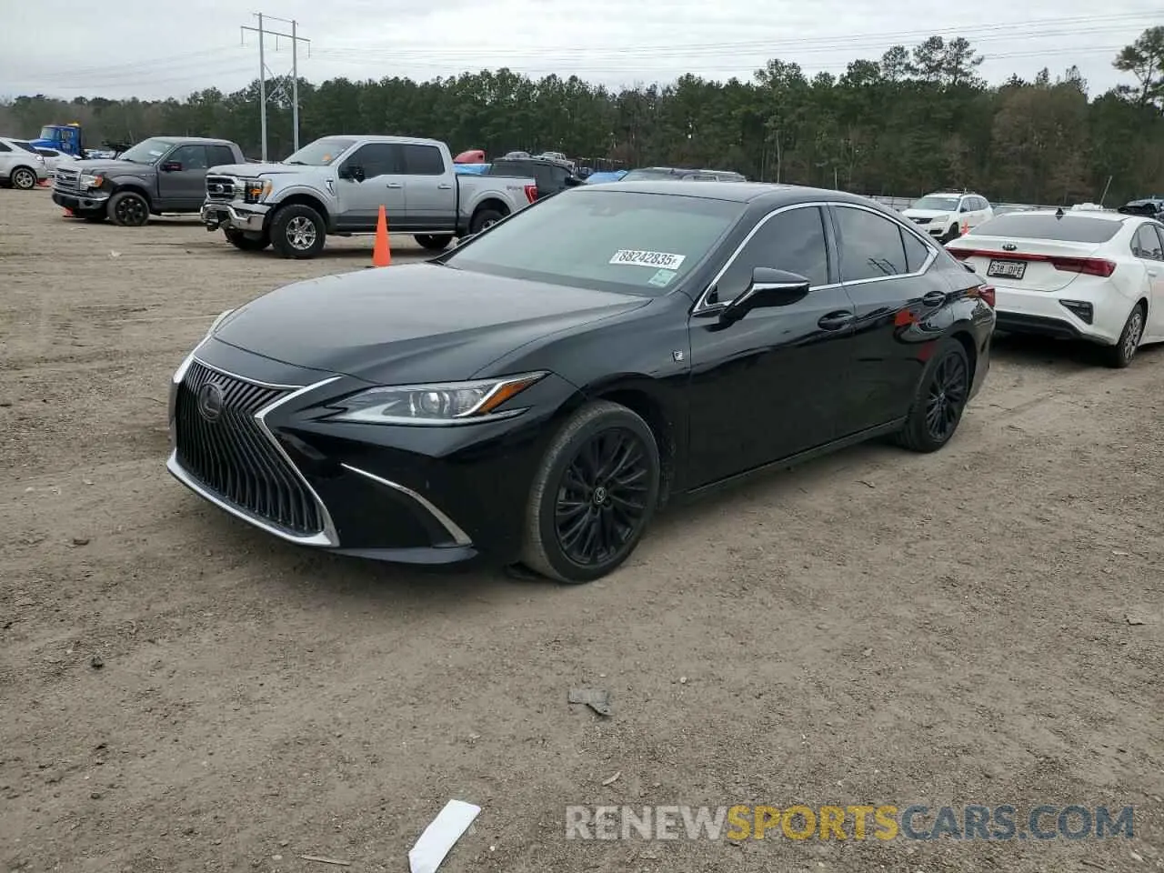1 fotografías del automóvil dañado 58ABZ1B11KU008358 LEXUS ES350 2019