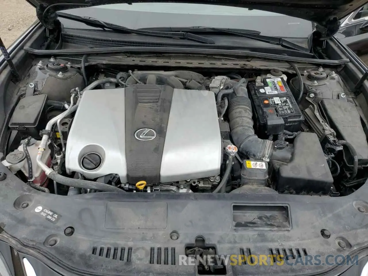 11 fotografías del automóvil dañado 58ABZ1B11KU008358 LEXUS ES350 2019
