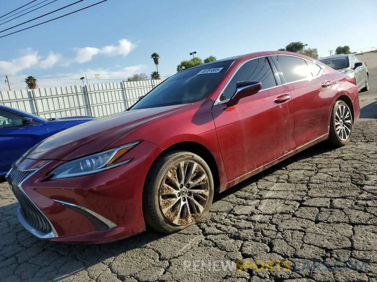 1 fotografías del automóvil dañado 58ABZ1B11KU008960 LEXUS ES350 2019