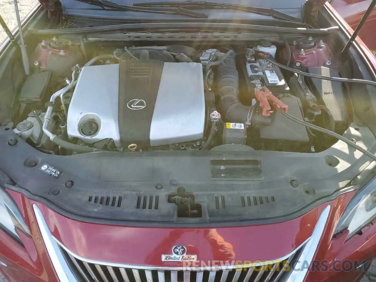11 fotografías del automóvil dañado 58ABZ1B11KU008960 LEXUS ES350 2019