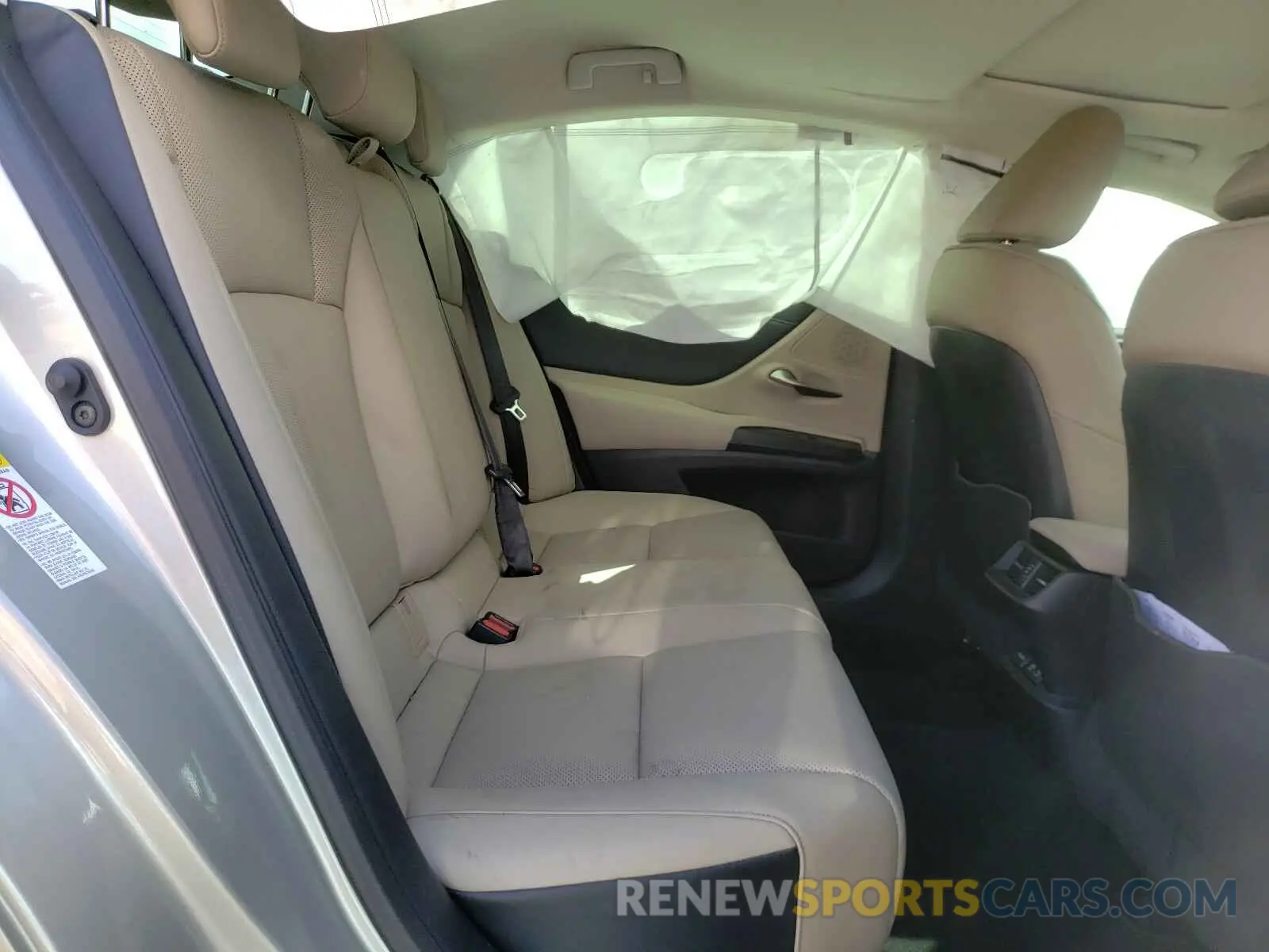 6 fotografías del automóvil dañado 58ABZ1B11KU046608 LEXUS ES350 2019