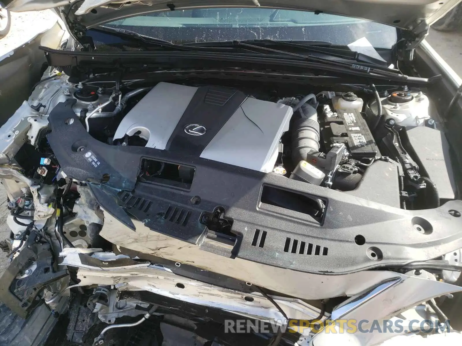 7 fotografías del automóvil dañado 58ABZ1B11KU046608 LEXUS ES350 2019