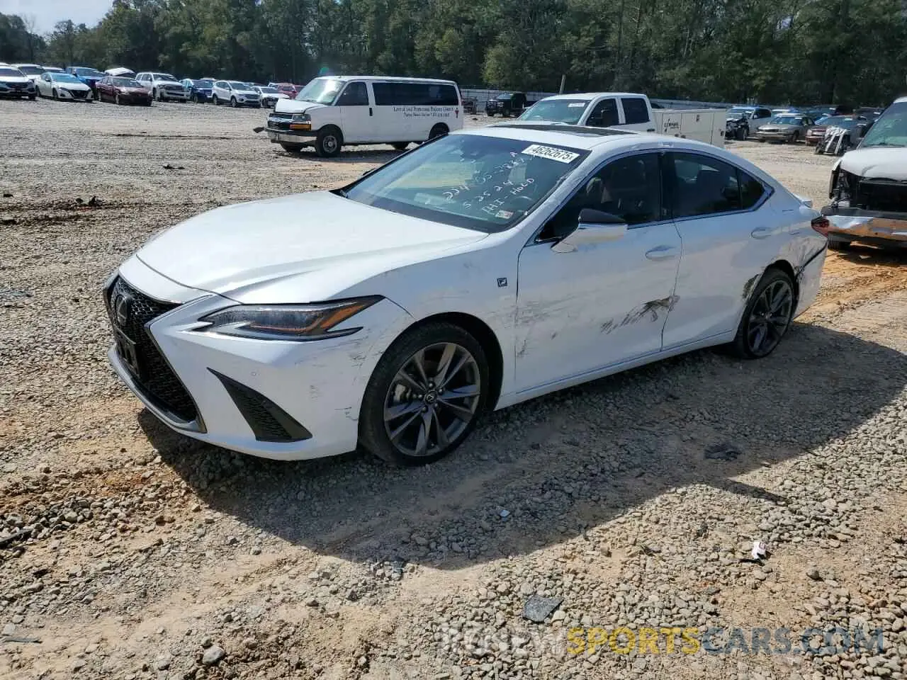 1 fotografías del automóvil dañado 58ABZ1B11KU051260 LEXUS ES350 2019